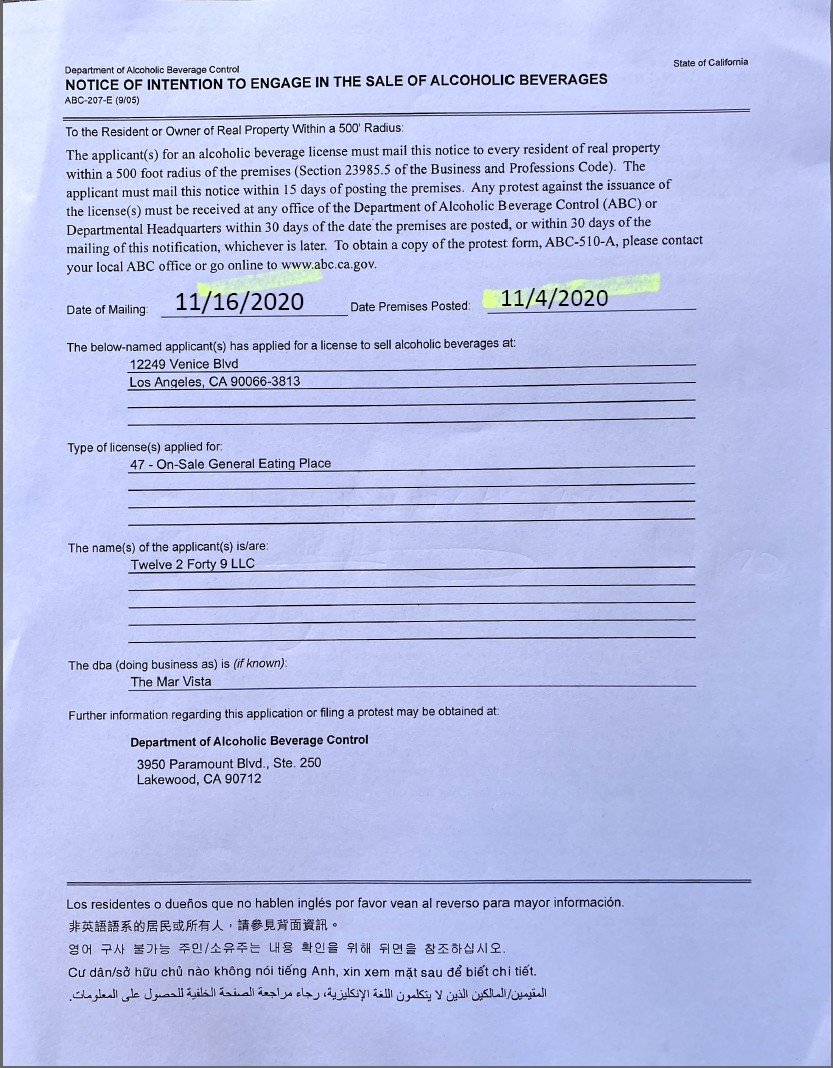 ABC Public Notice Letter 1