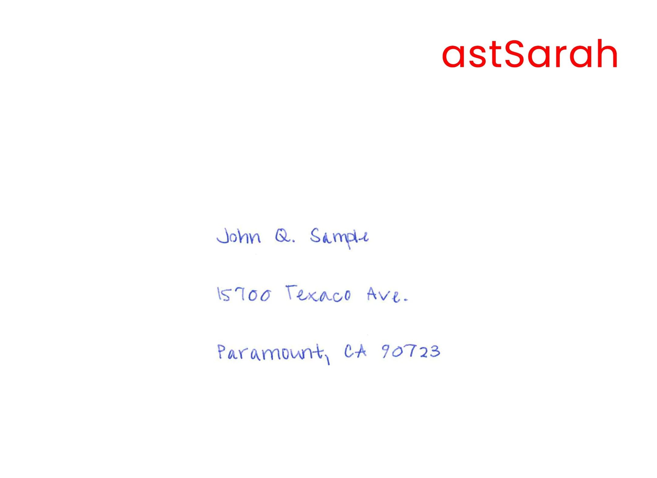 Direct Mail With Script Font Pen Addressing Direct Mail Fonts and Samples — Direct Mail, Fulfillment ...