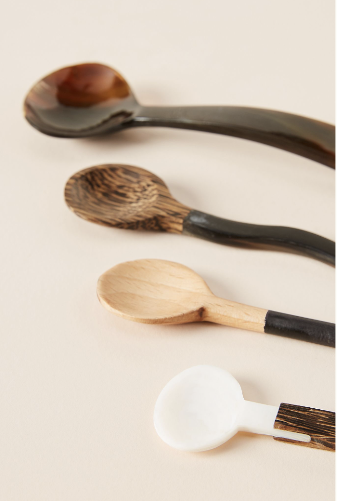 Hand Carved Salt, Sugar, and Spice and Everything Nice Spoons