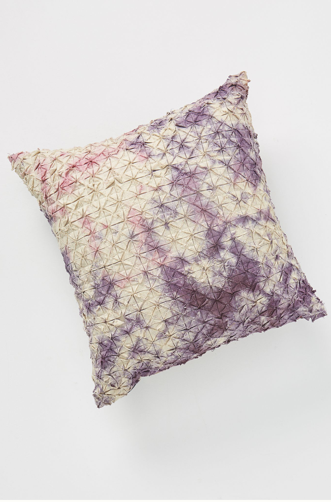 Star Crossed Lovers Tie-Dyed Pillow
