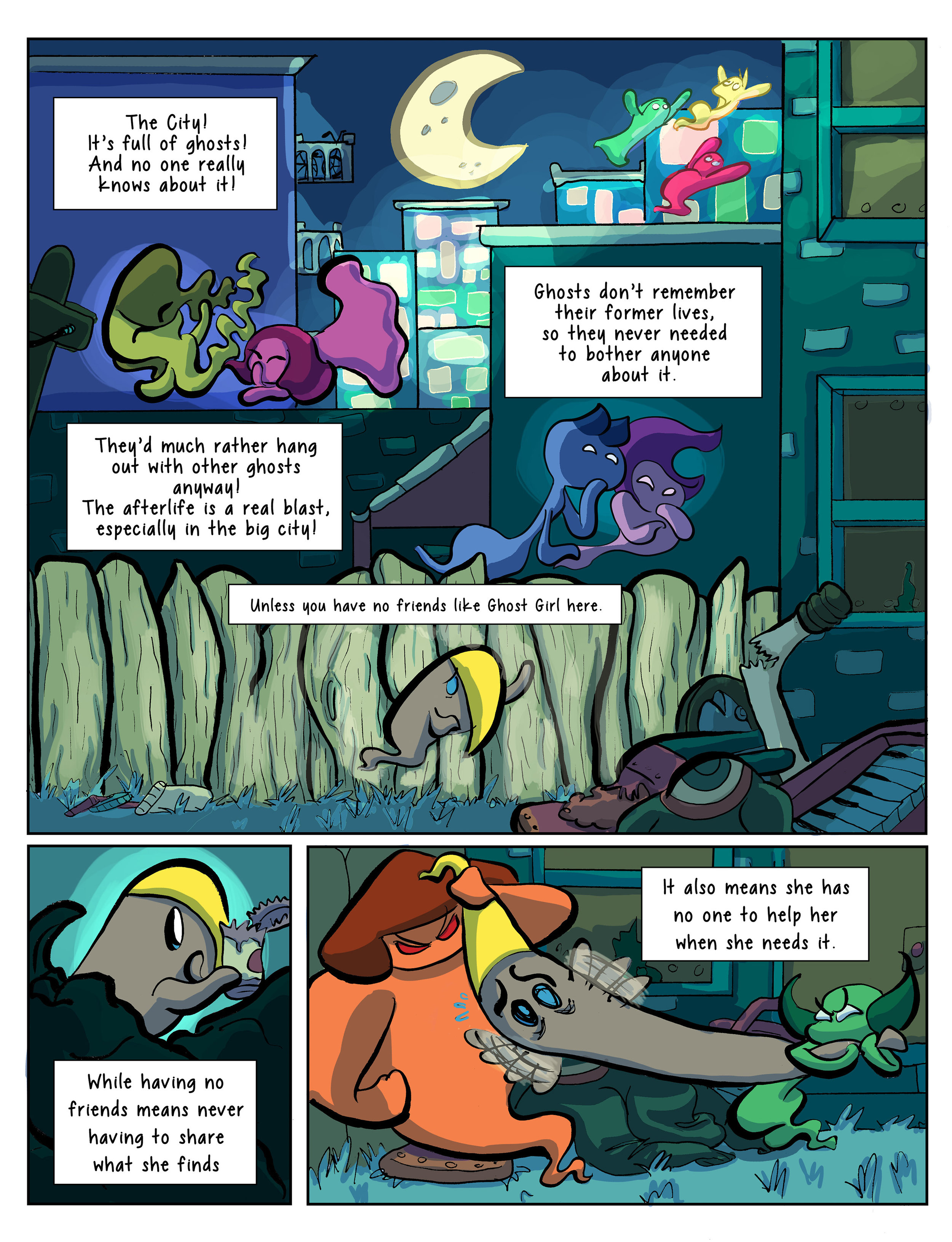 Super Ghost Girl pg 1