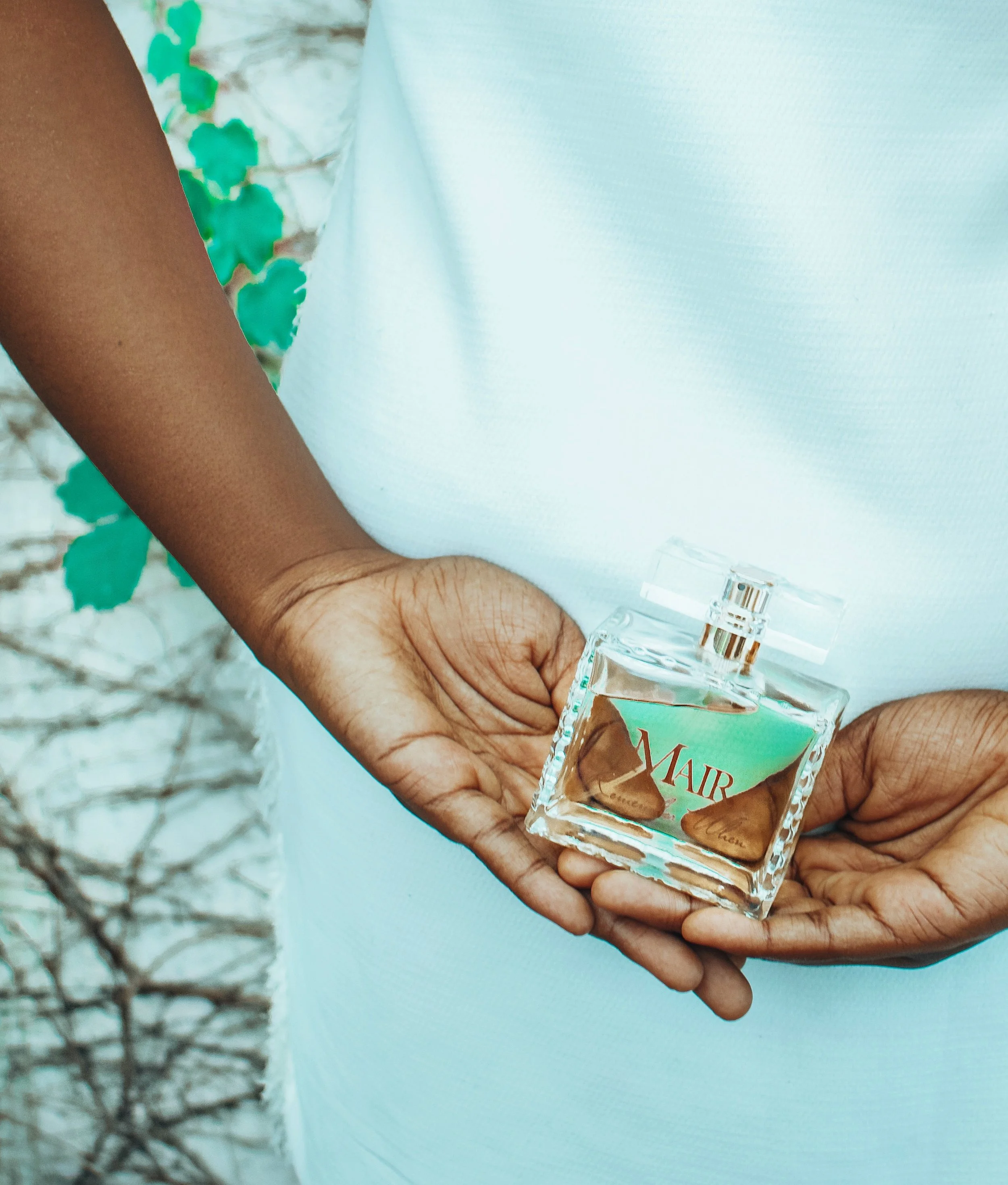 Mair and her "Remember When" Fragrance