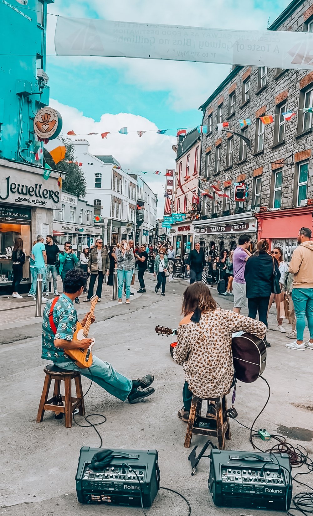  Street Musicians in the Latin Quarter, Galway, Ireland 