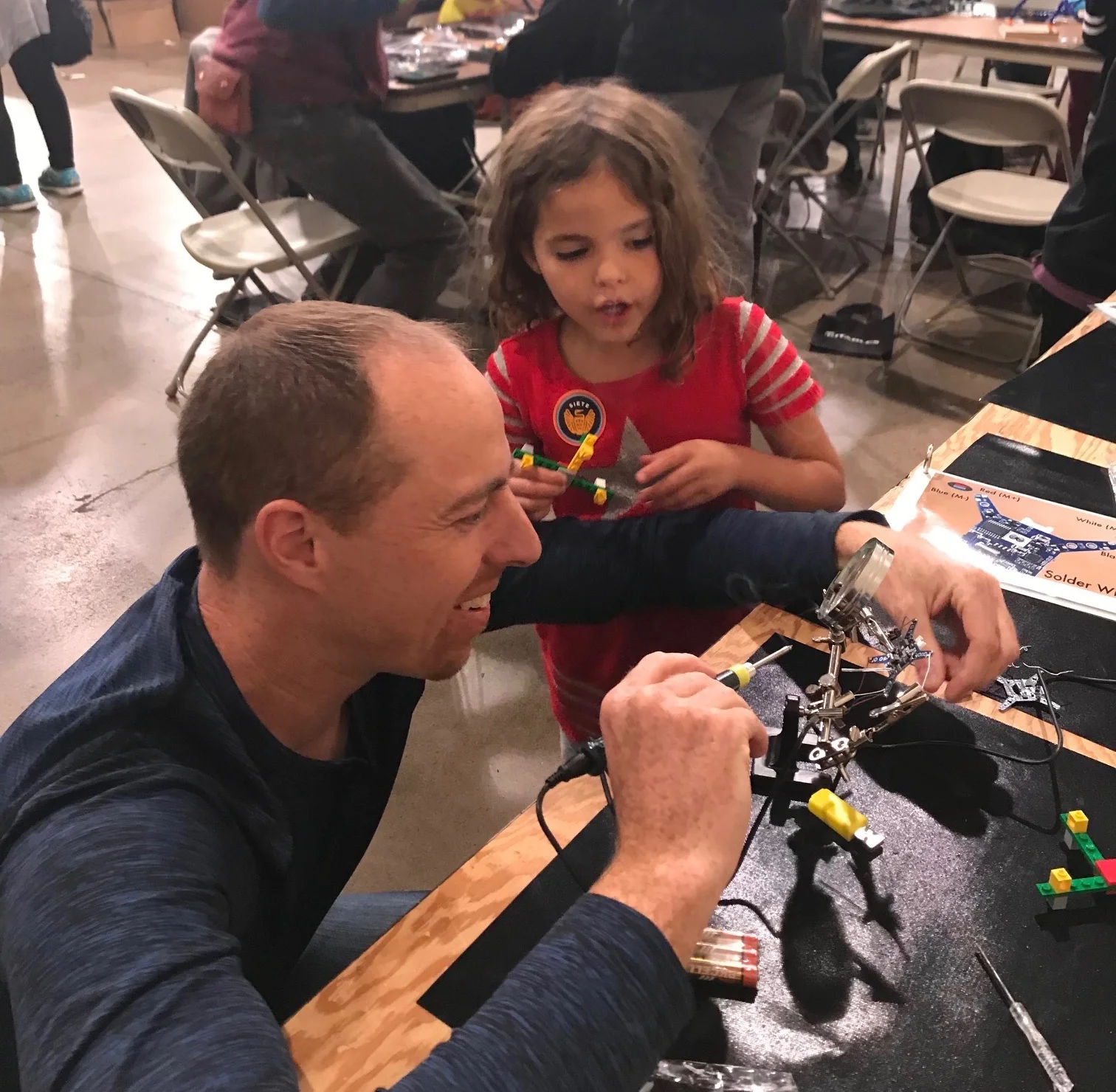 Builders' Event with Dad