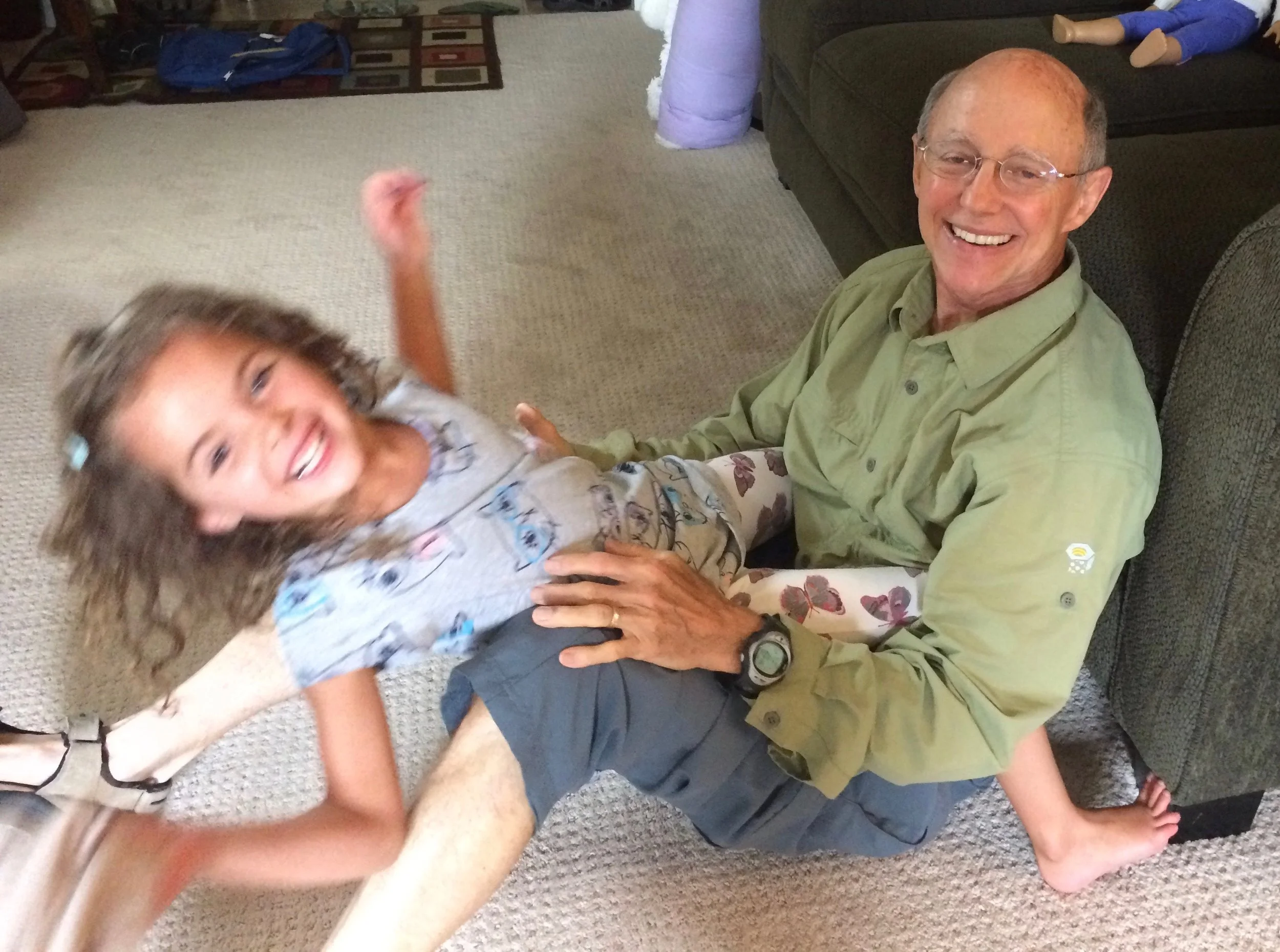 Playing with Grandpa