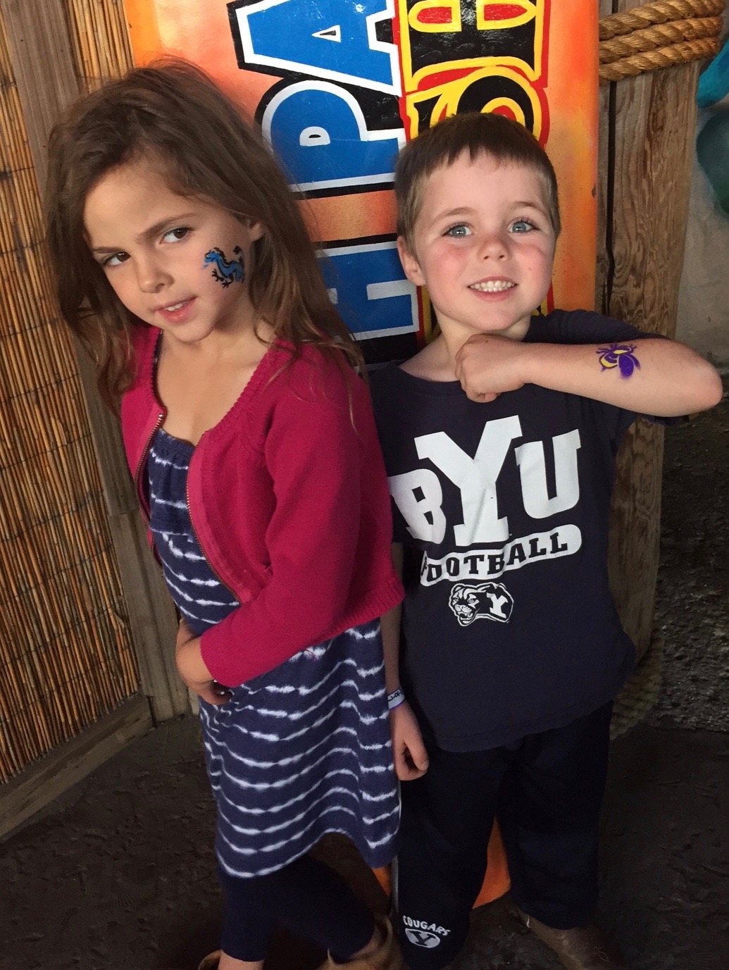 Sarah and Caleb get tattoos at the Denver Aquarium