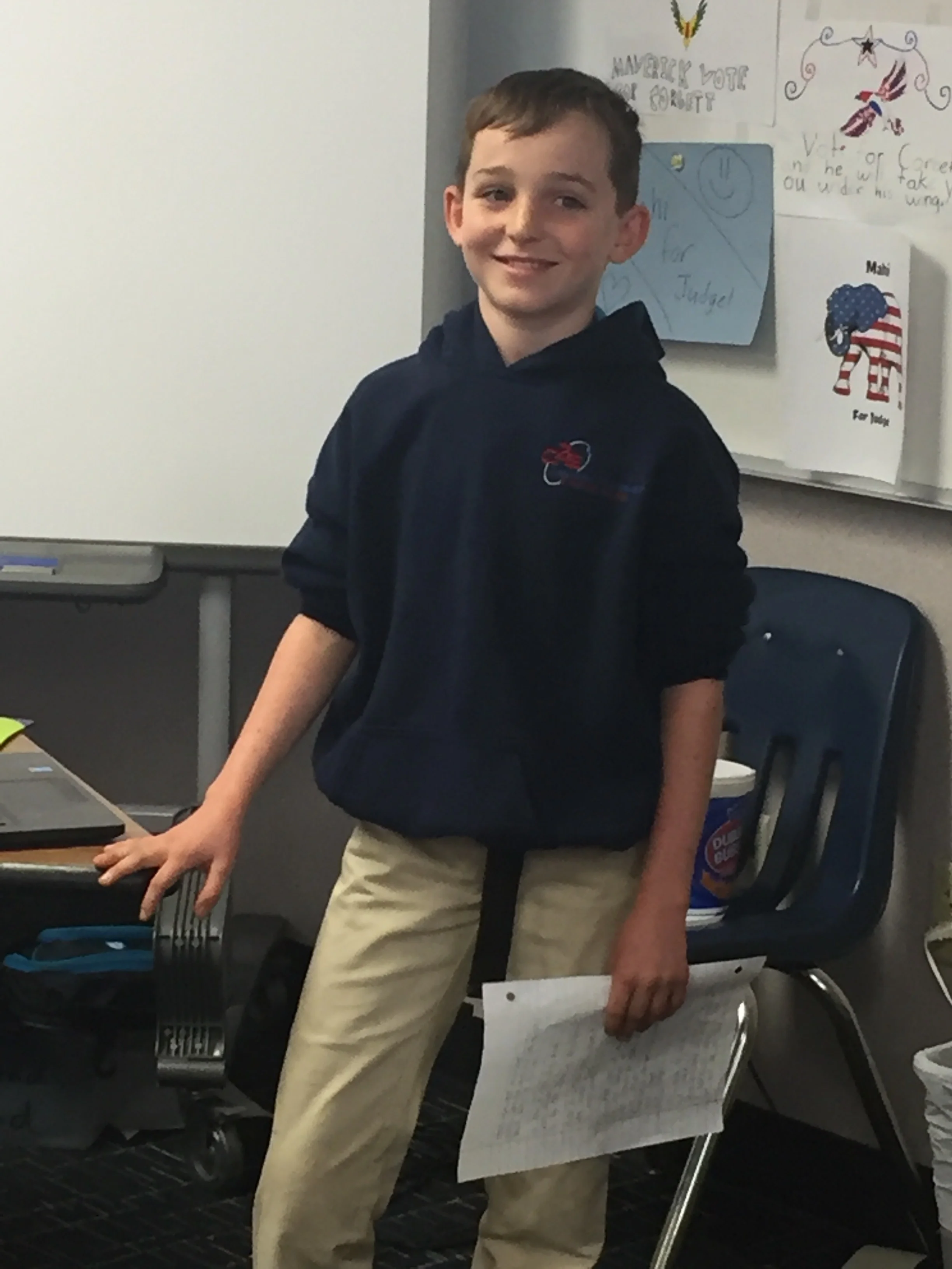 Titan competes for Ameritowne Mayor...and wins!