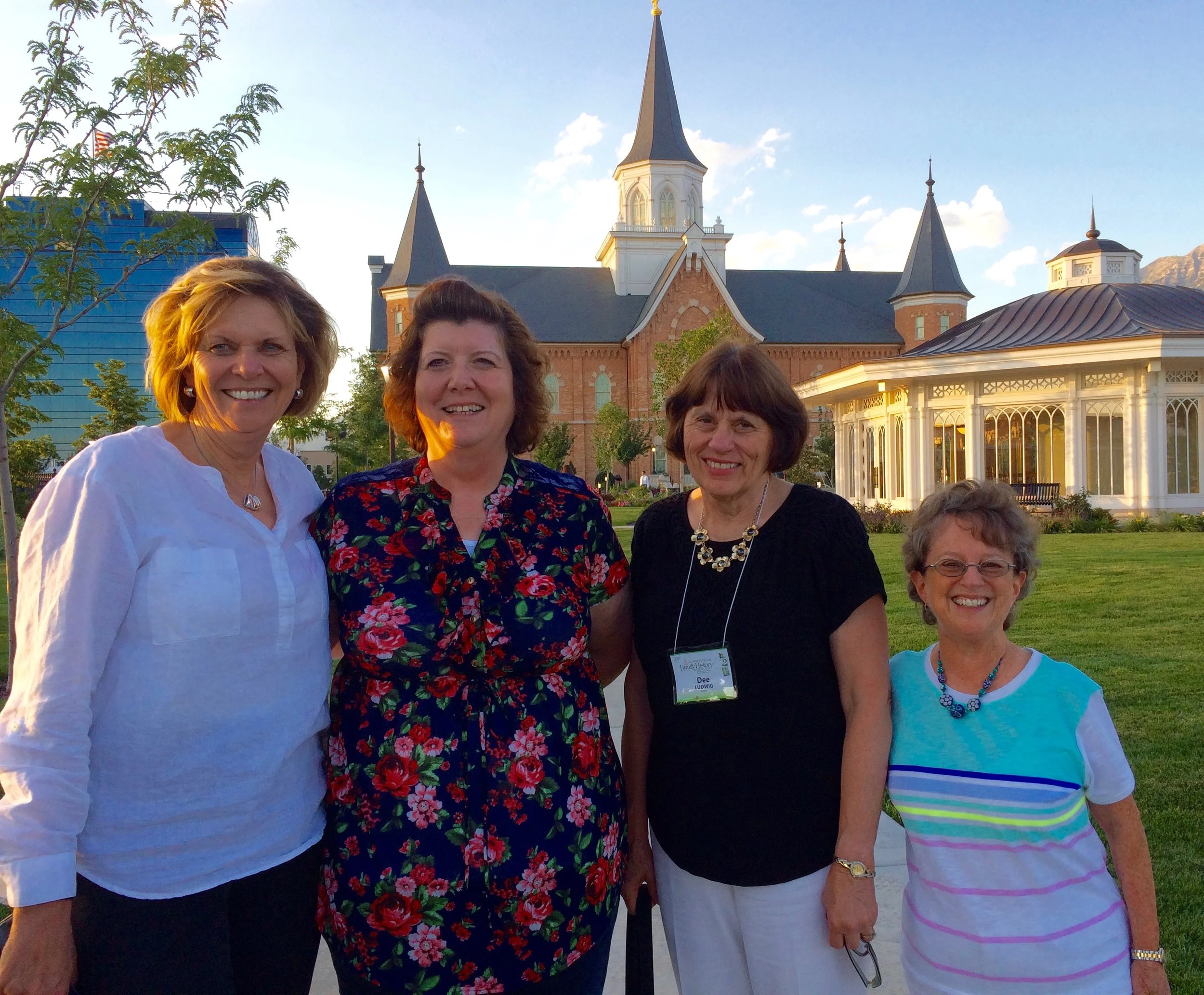 BYU Genealogy Conference - Jayne, Teresa, Dee Ann and Jan