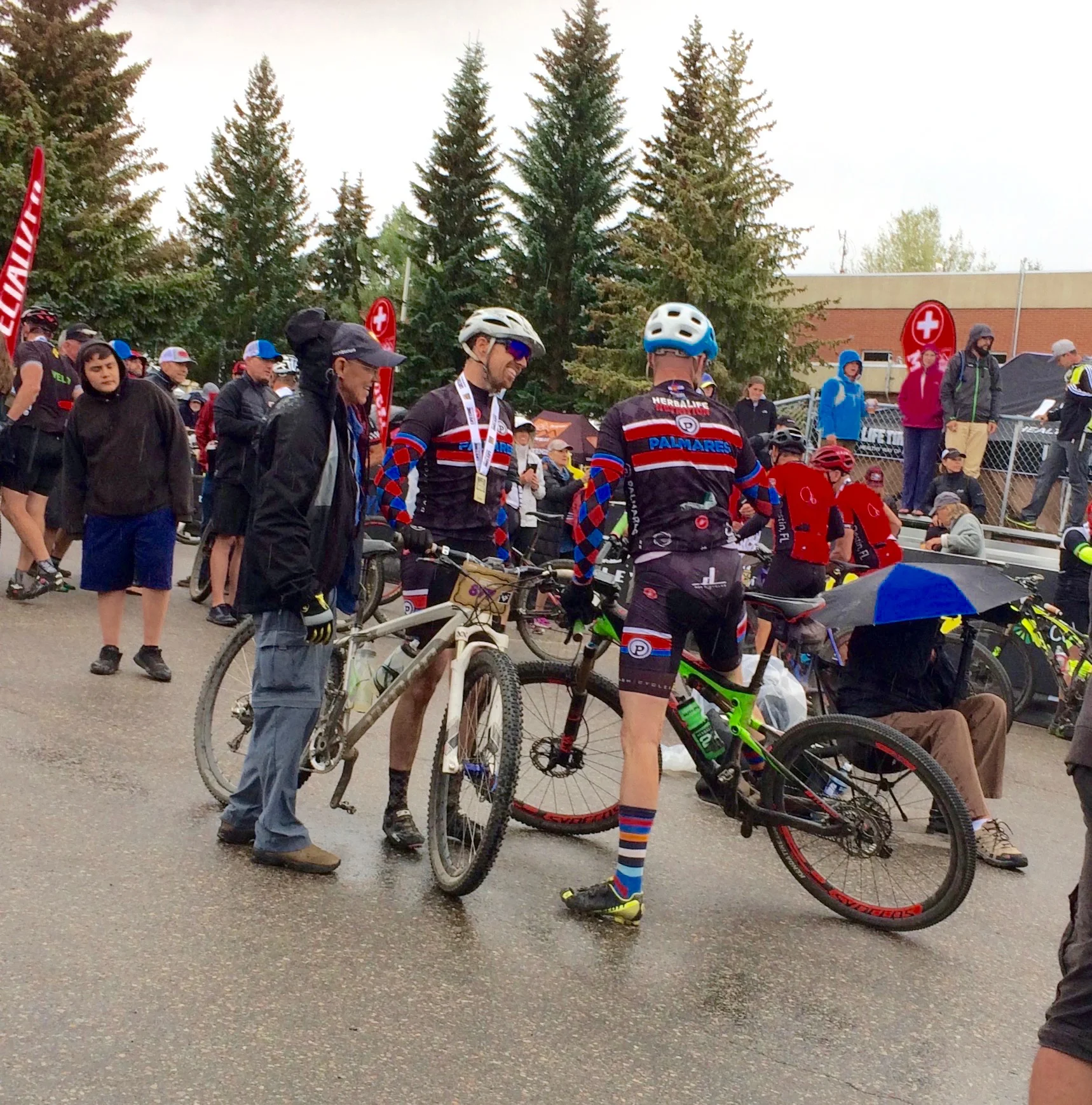Fred was Crew Chief for Scott and David - Leadville Race