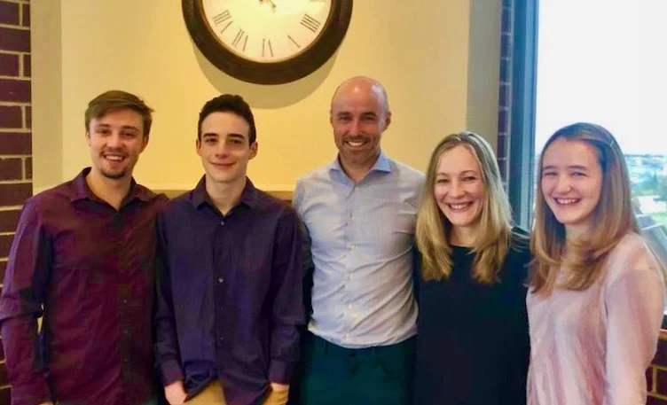 Austin, Parker, Scott, Monica and Lauren