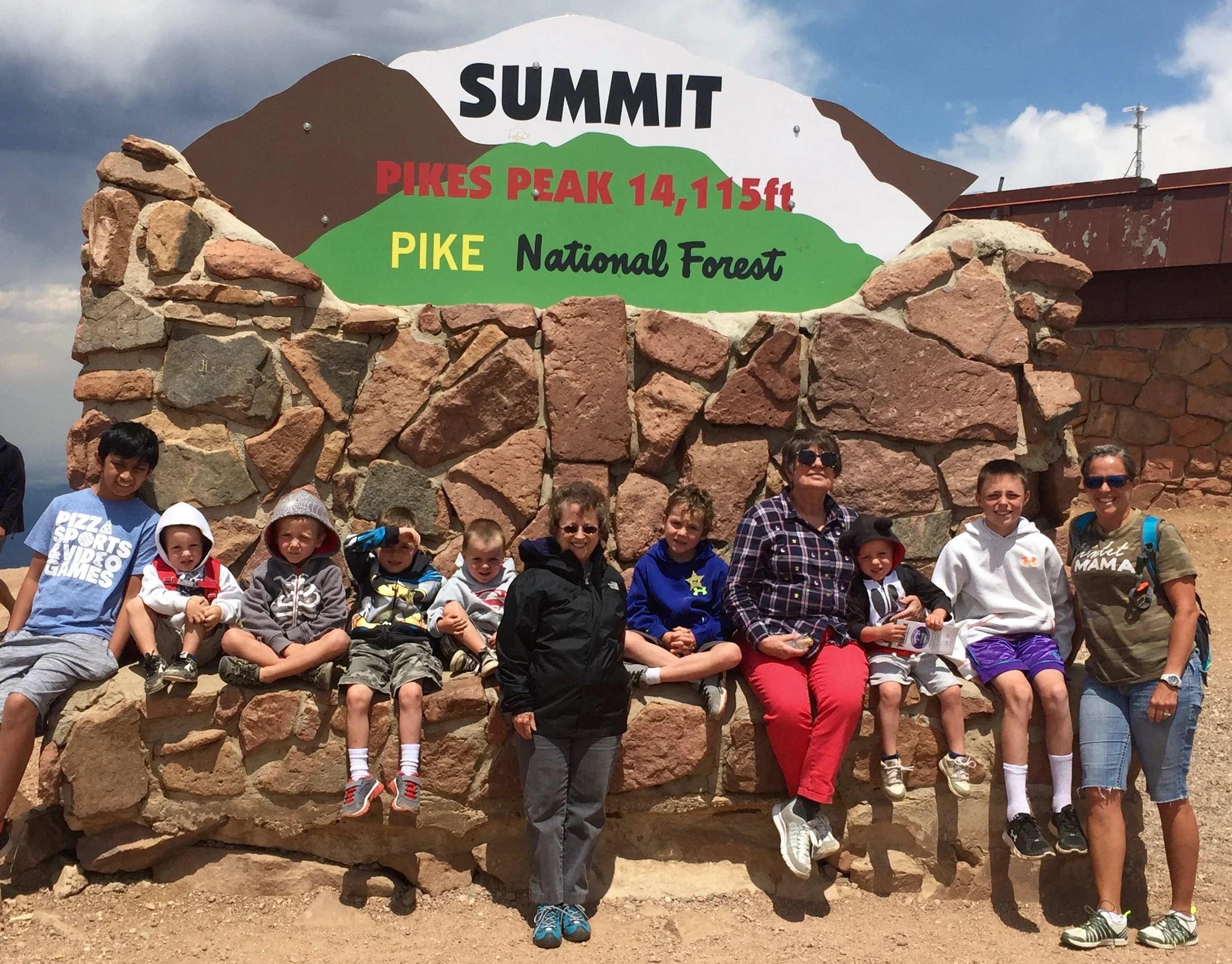 Pikes Peak in Jill's Monster Van - July 2018
