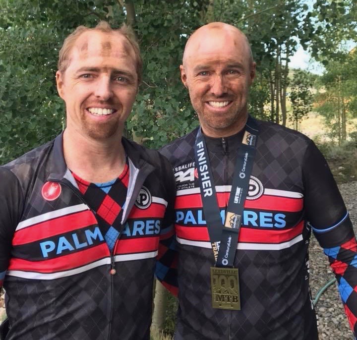 David and Scott at Leadville 100 - August 2018