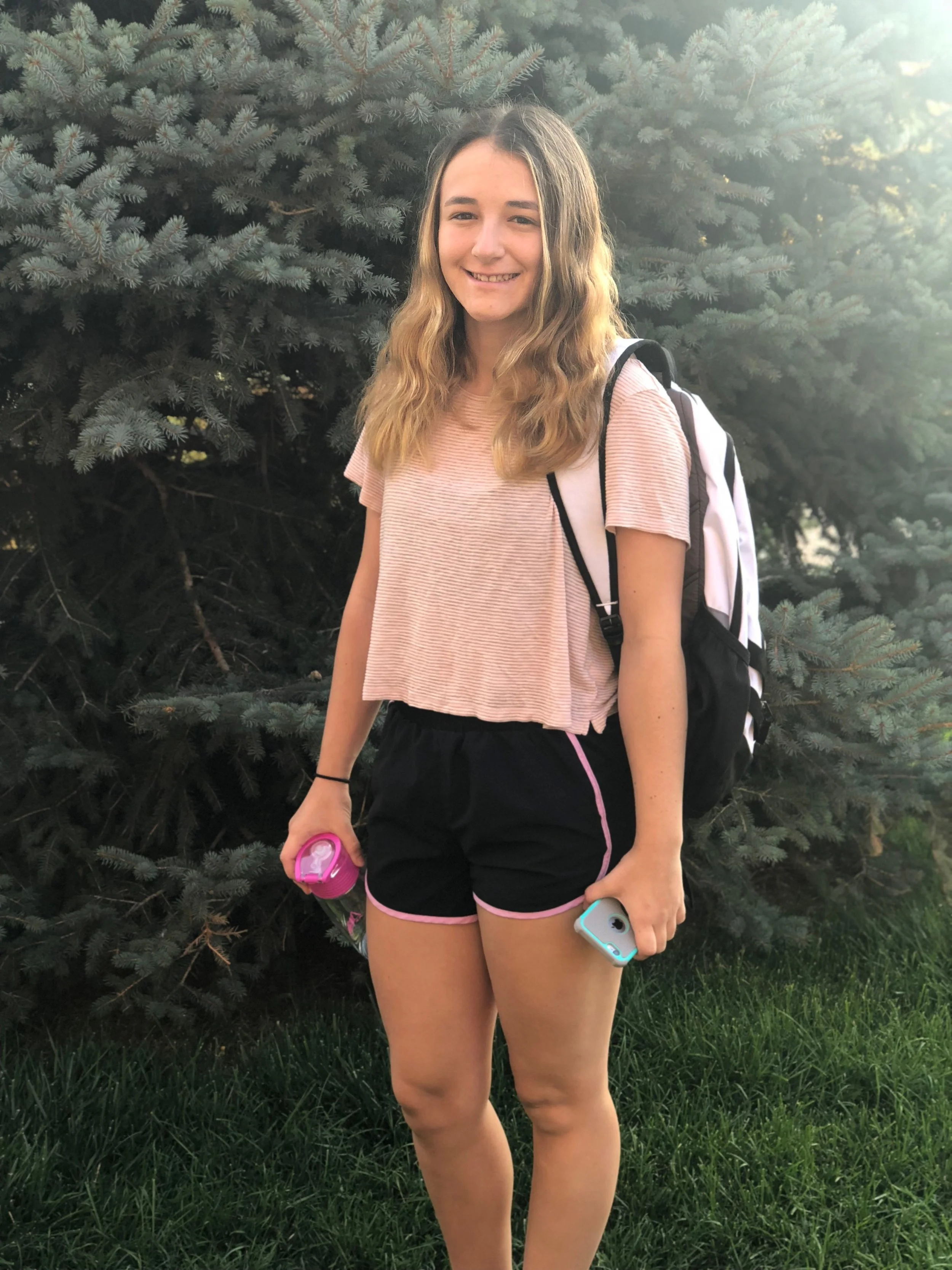 Lauren First Day Sophomore year - August 10th, 2018