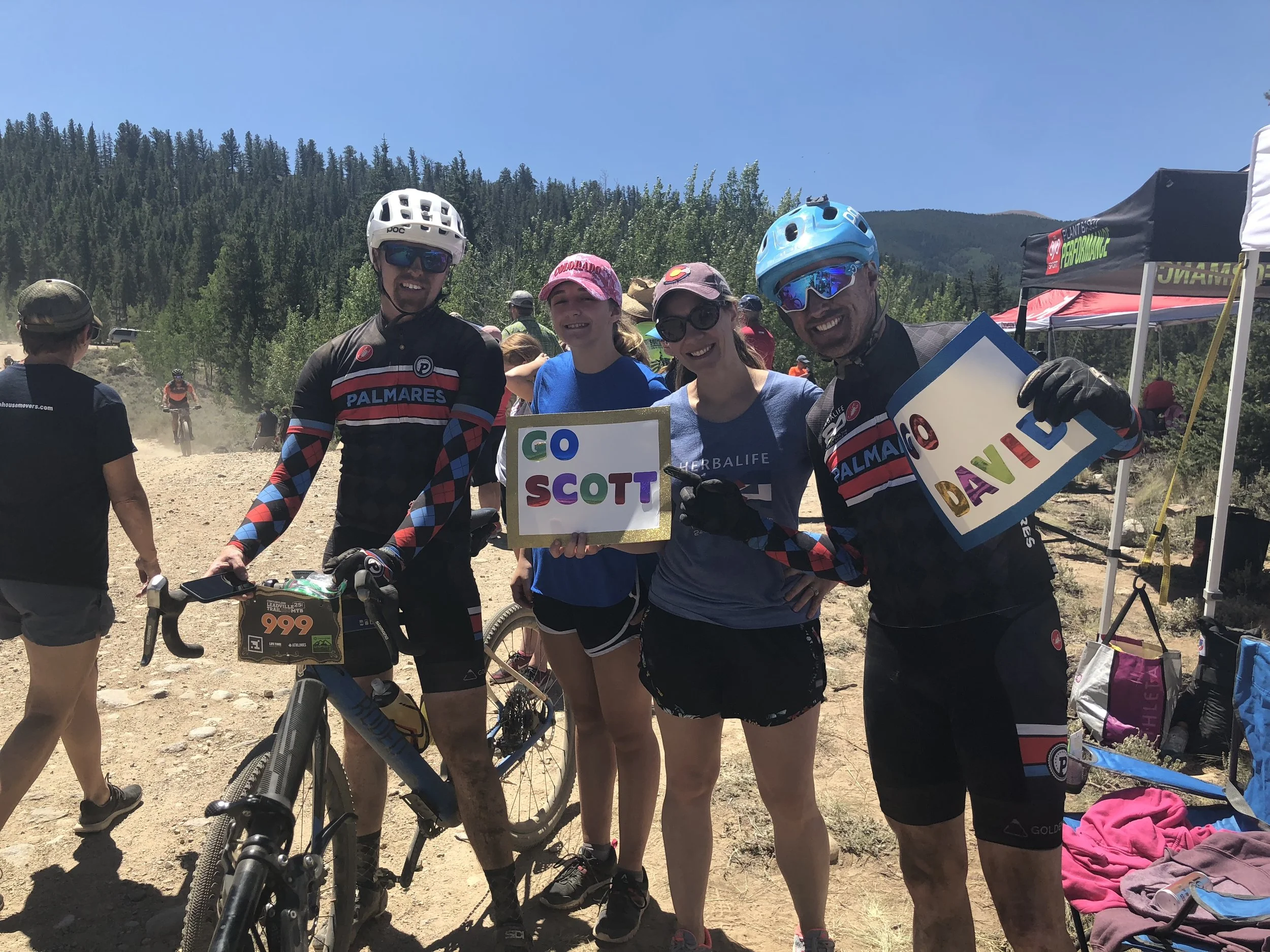 Scott, Monica, David, and Lauren - Leadville Race - August 11th, 2018