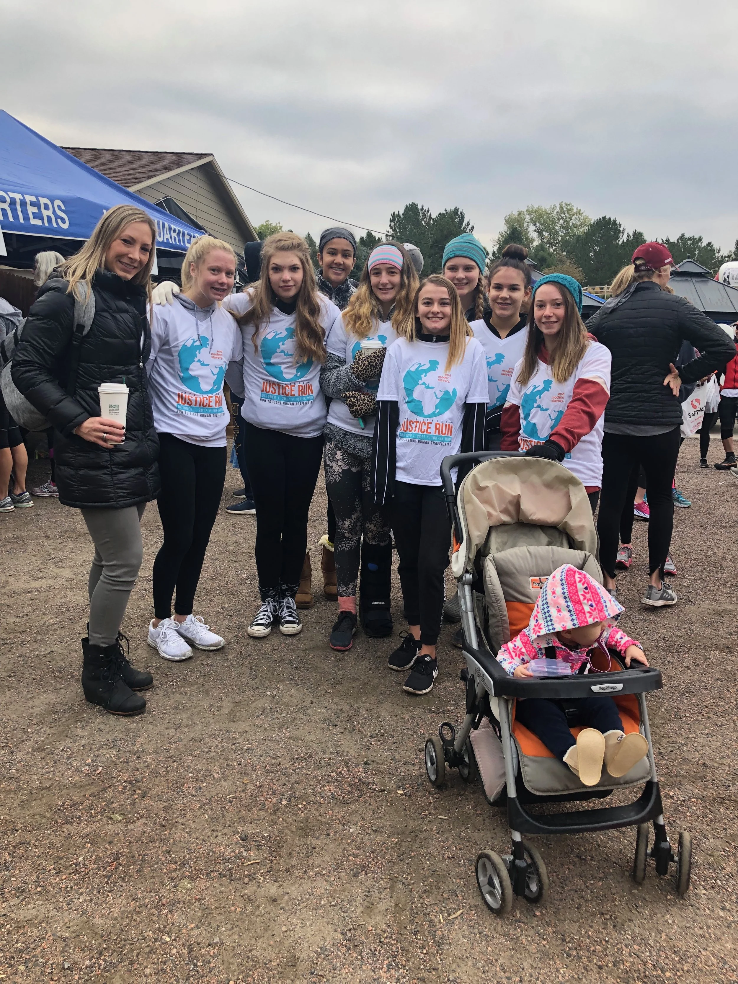 Justice Run with RCHS Gymnastics Team - October 7th, 2018