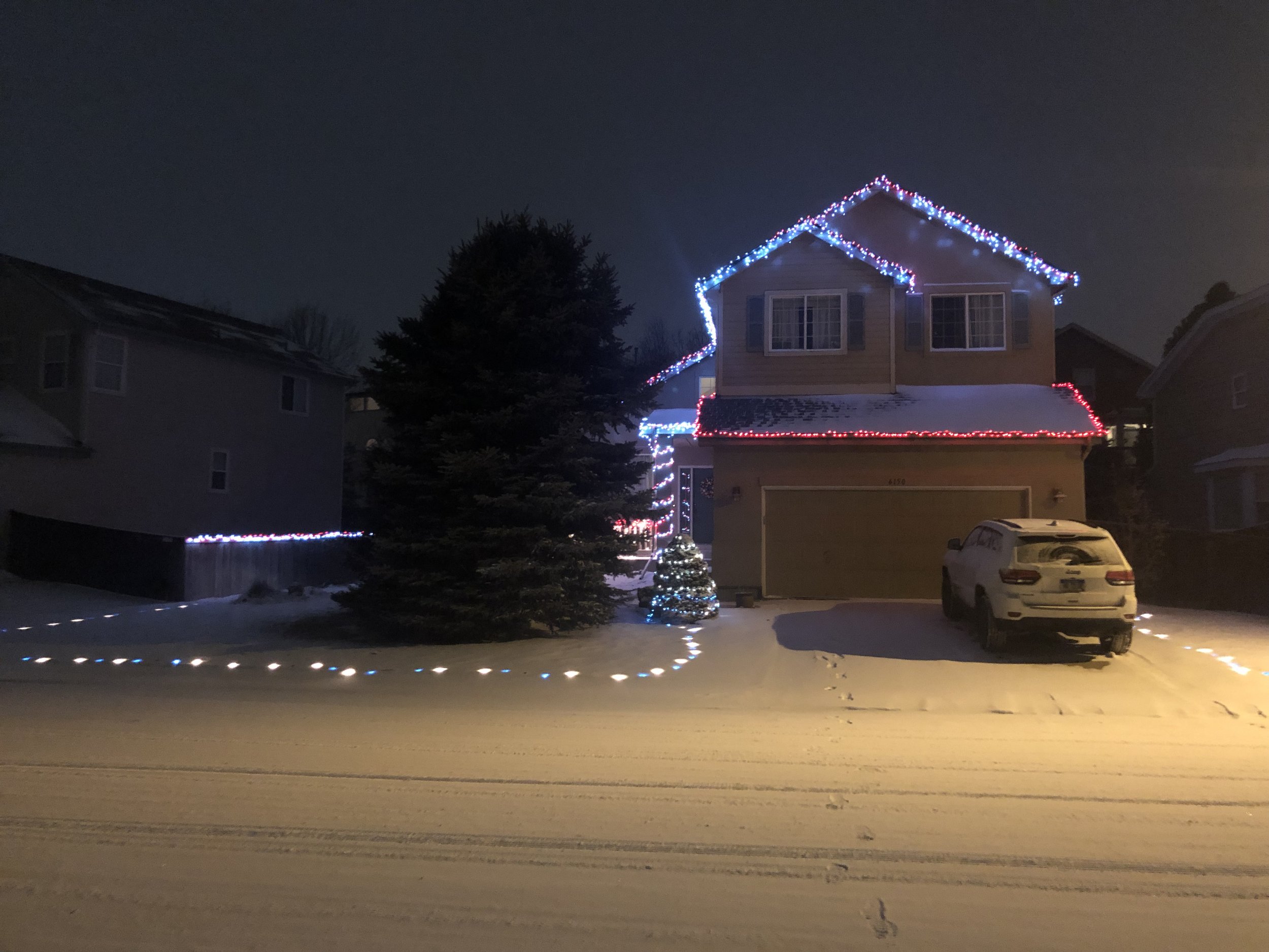 Lights on House - December 2018