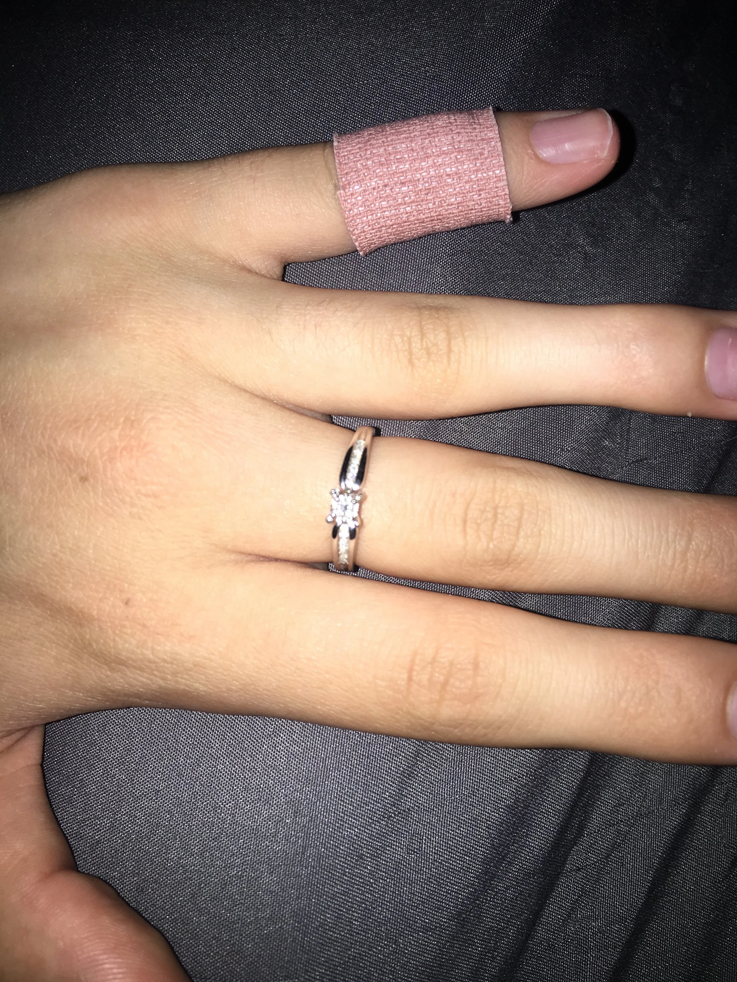 Parker gave Honor a promise ring - June 2018