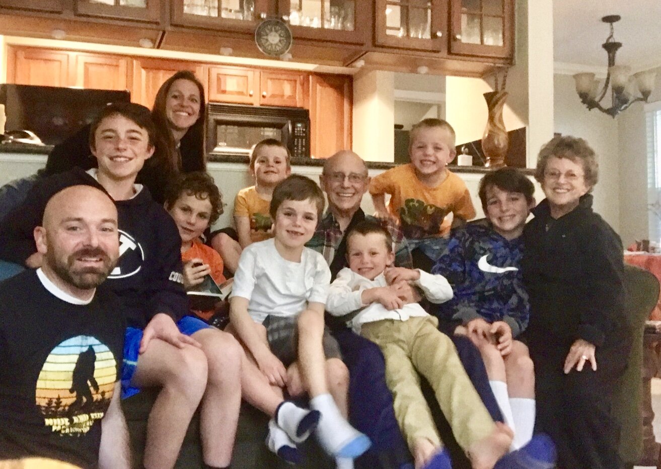  Fred’s 72n’d Birthday - Jill and family shared lunch with Fred…and watched the original Star Wars movie.  Scott and Monica brought a super YaYa’s dinner! 