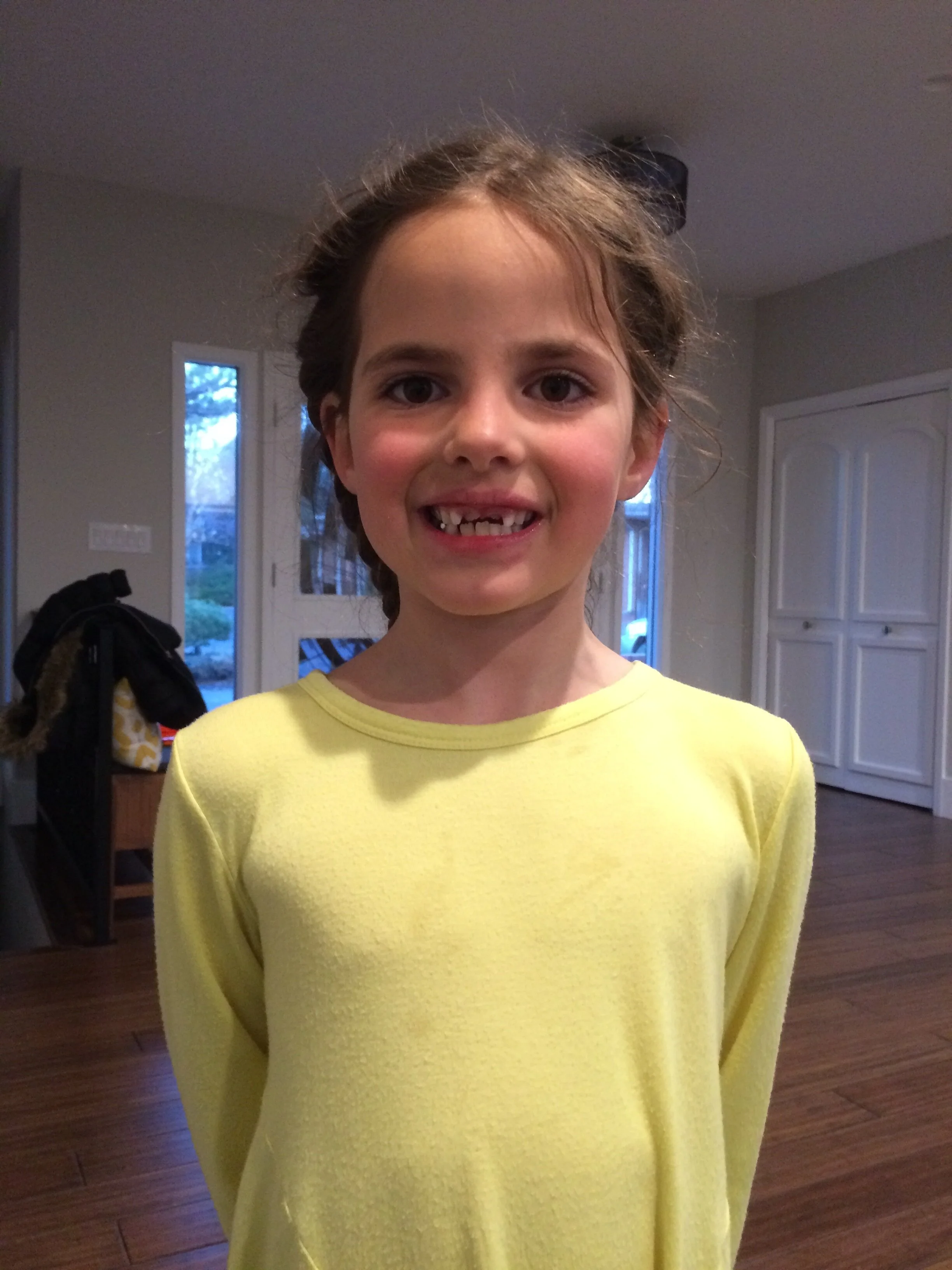  Sarah in 1st Grade - Toothless 