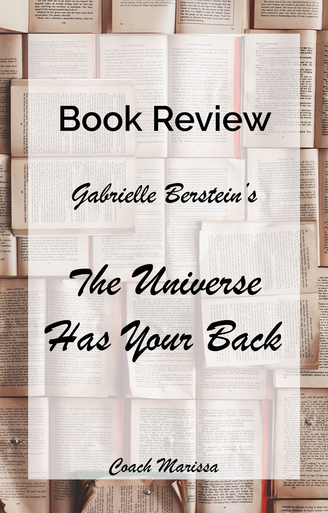 gabrielle bernstein's the universe has your back - read this book and feel inspired for personal growth! 