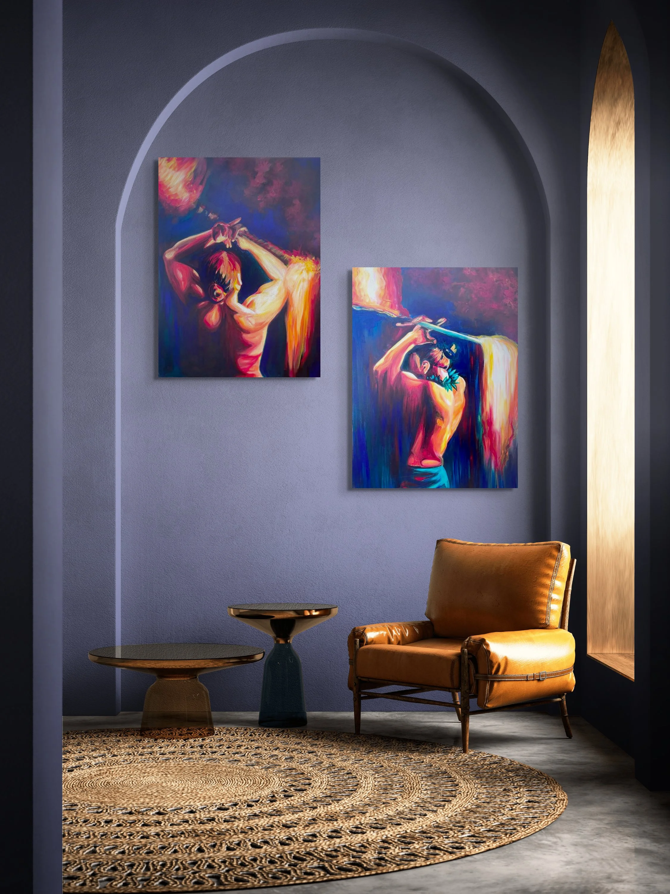 Aliao Afi (L).  Siva Afi (R)