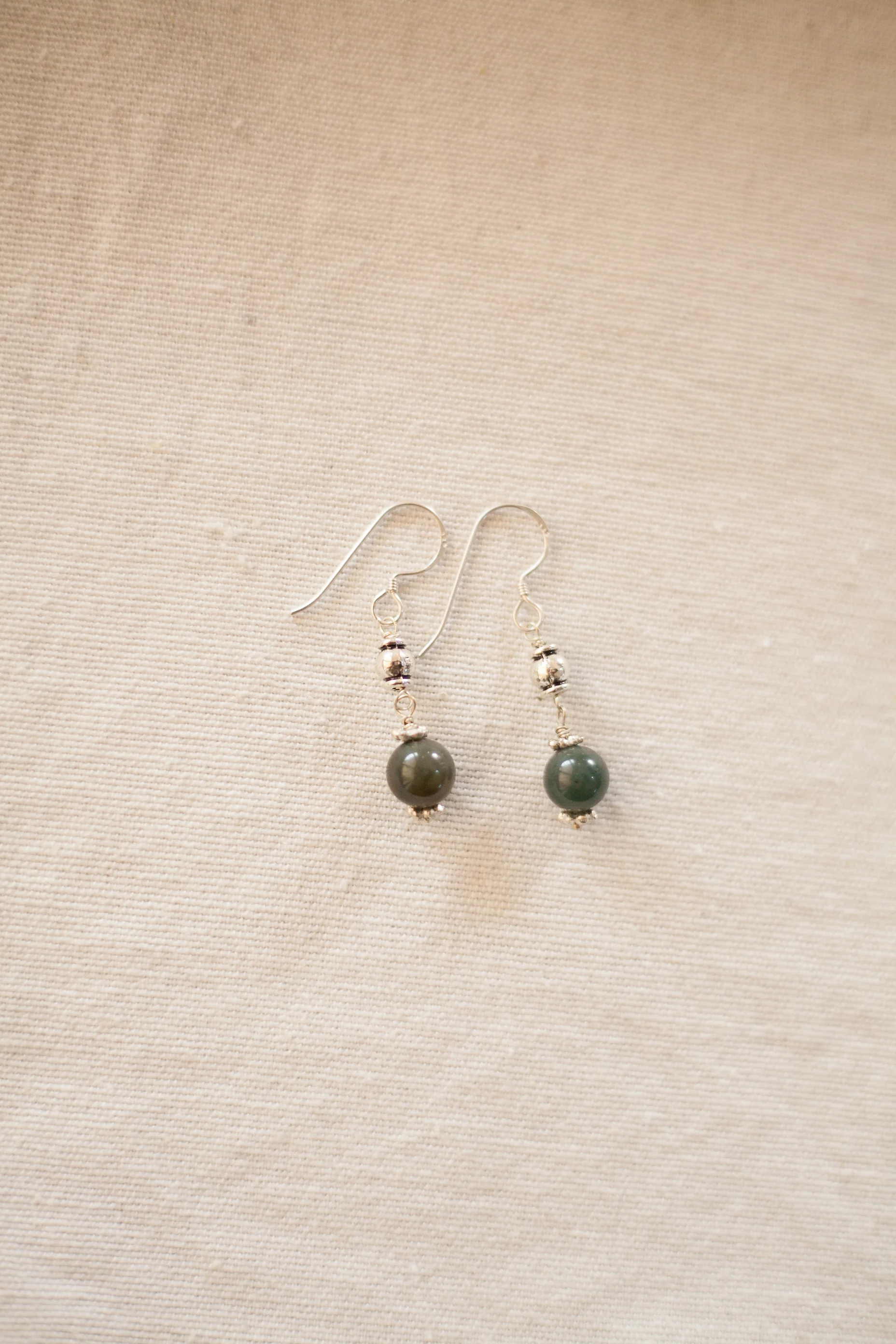 Choeten Earrings (Jade)