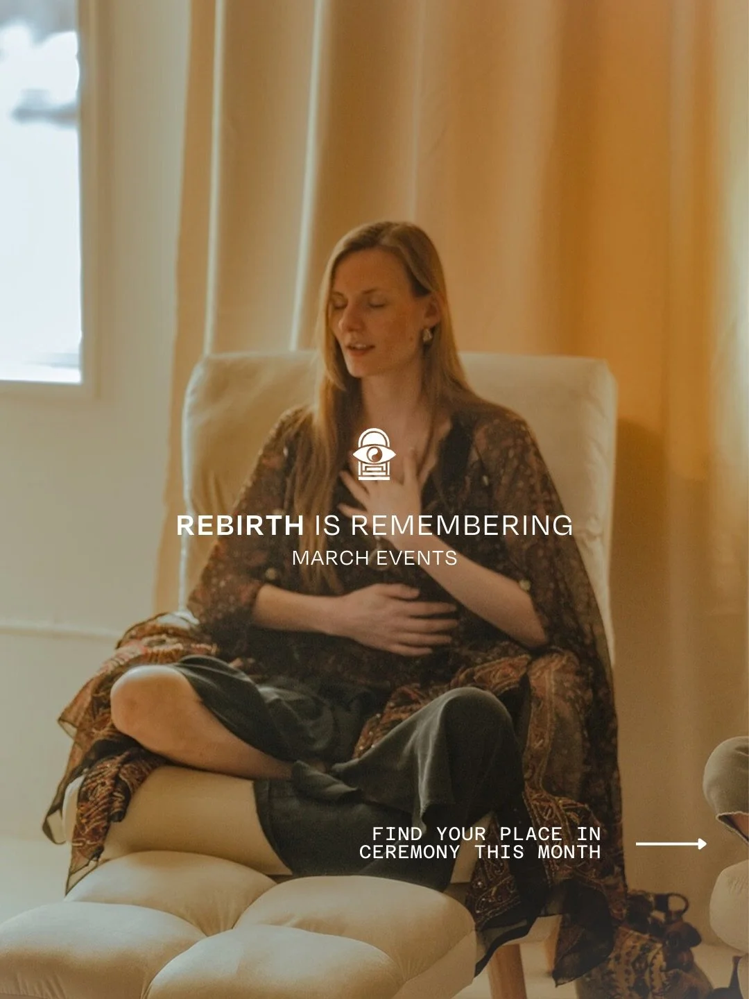 [ REBIRTH ] is an act of remembering. You don&rsquo;t need to reinvent yourself to be renewed. You simply need to trust the cycle that is moving through you. Surrender to the shed through the practice of intentional subtraction. What remains is sacre