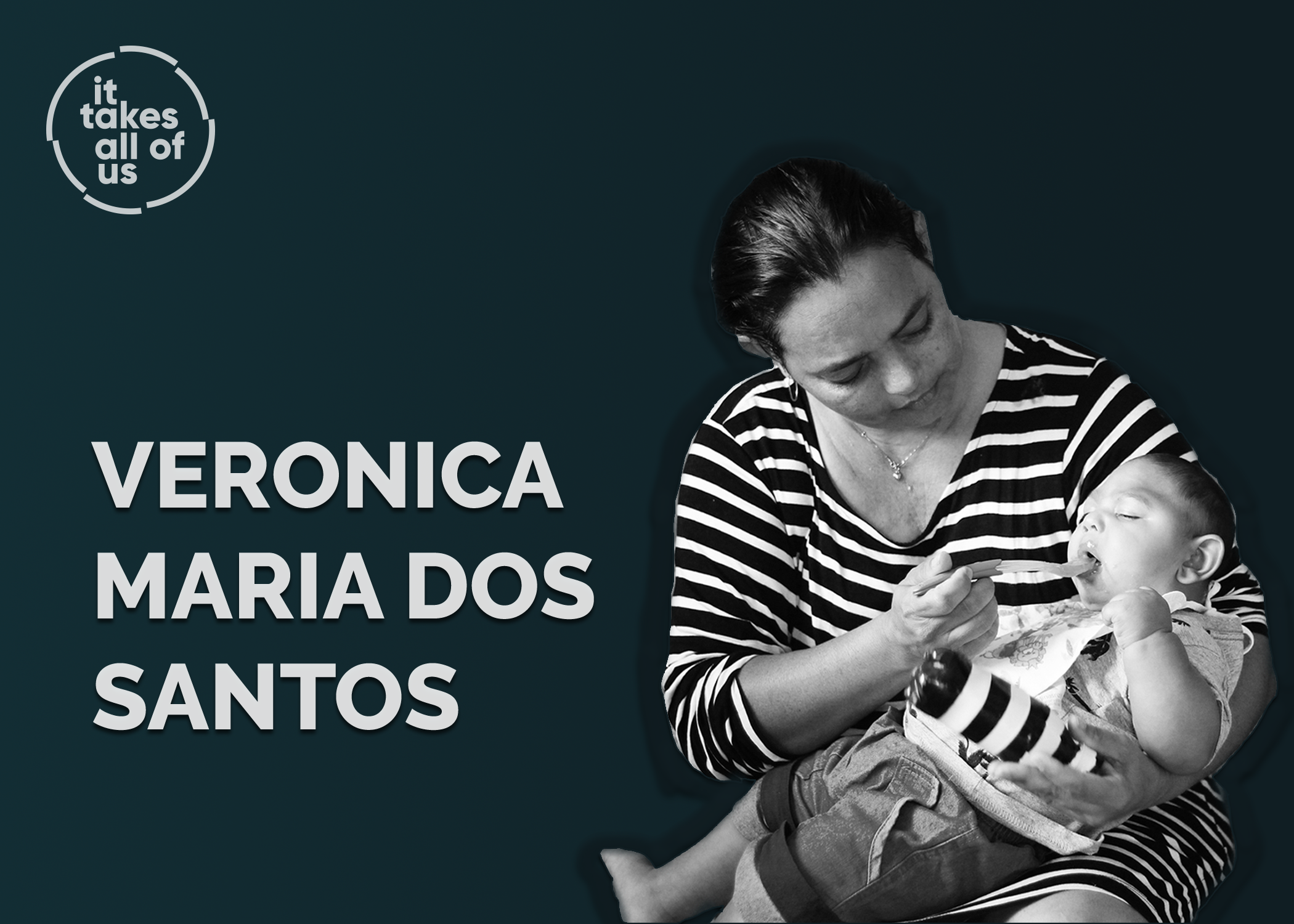 Veronica Maria dos Santos is a Brazilian mother of four, living in one of the poorest neighborhoods in the outskirts of Recife, Brazil. A month before her youngest child’s birth, her doctor told her baby Joao would be born with microcephaly, most likely resulting from a Zika infection. After Joao’s birth, Veronica had to quit her job in order to prioritize Joao’s health and development. Nowadays, Veronica spends her time in and out of doctor appointments with her son, often traveling long hours by bus to get Joao the care he needs. Due to the severeness of Joao’s case, finding the best care for him has been challenging. Veronica joined a tight knit group of mothers caring for children with Zika-related microcephaly. They meet several times a week at different clinics and group therapy sessions, where they provide support, friendship, and strength to one another. 