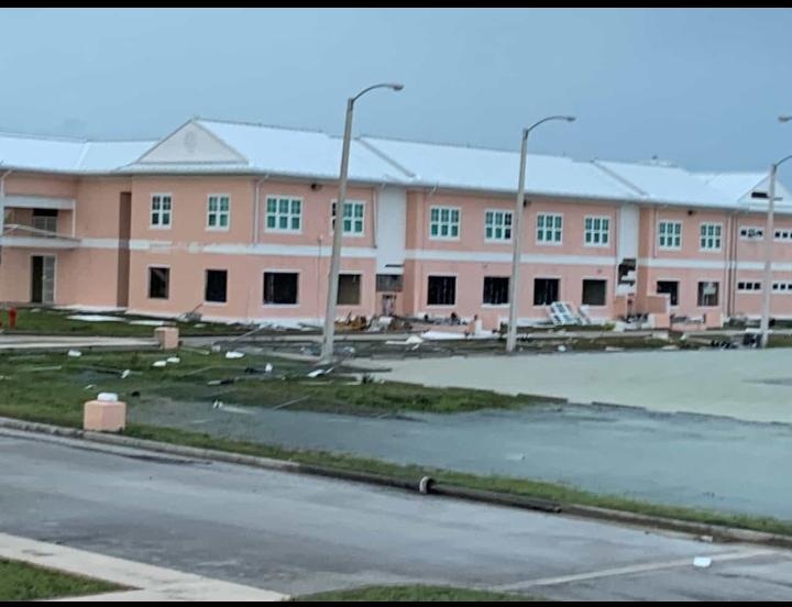 Hurricane Dorian's Destruction at University of The Bahamas-North