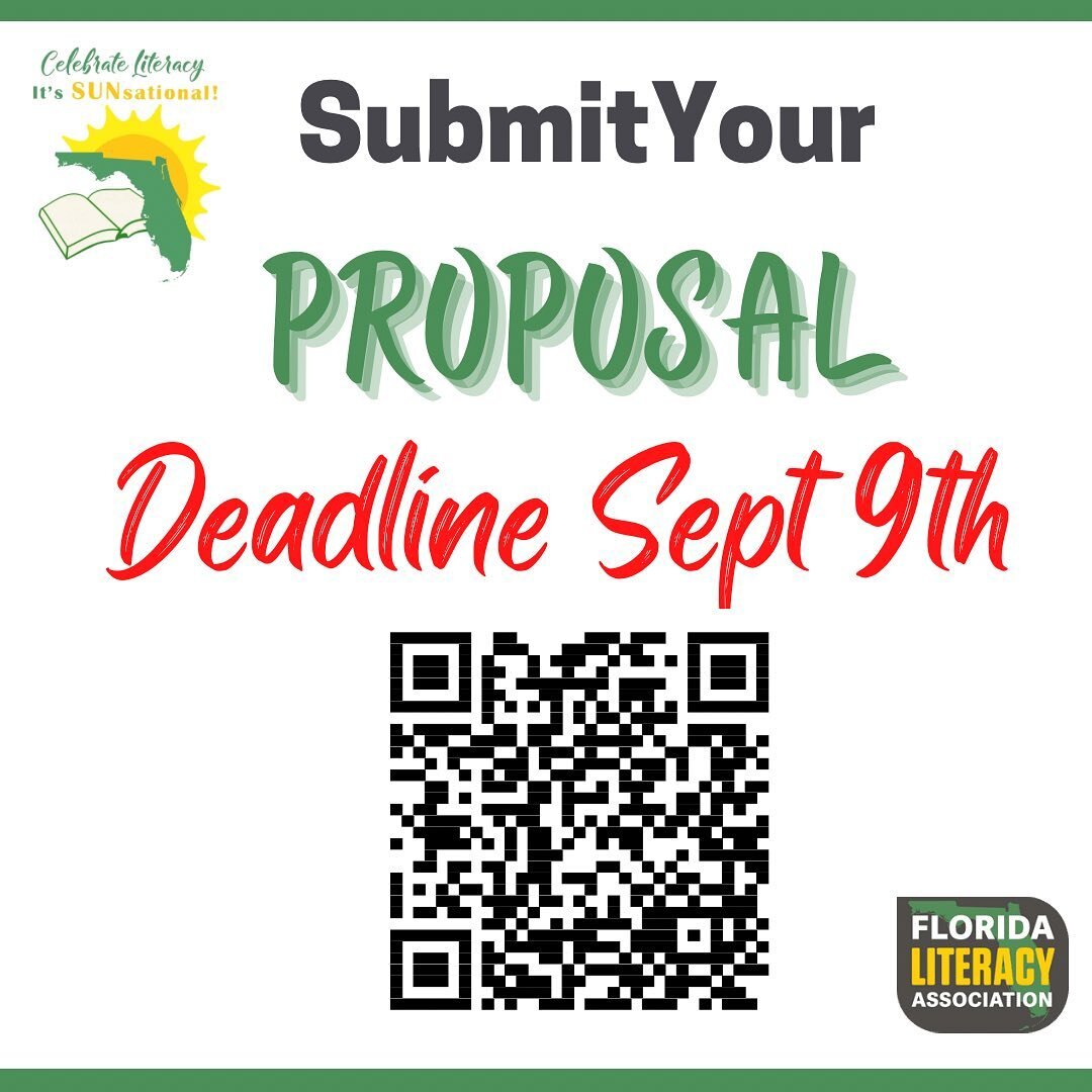 📣Teachers, Literacy Coaches, Preservice Teachers, and Principals please consider submitting a proposal to conduct a session if you haven&rsquo;t done so already. DEADLINE SEPT. 9th.
We have tracks for PreK-Grade 5, Grades 6-12, coaches, and pre-serv