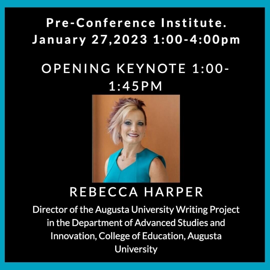 📣 Join us in welcoming the dynamic  @dr.harperwritingdiva, who will be the Pre-Conference Opening Keynote. We are thrilled to have Dr. Harper share her knowledge and bring her positive energy to our educators!

Join us for a time of education and ce