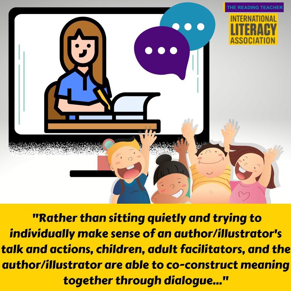 Teachers and students alike love a visit from a beloved author or illustrator. It's a chance to meet and hear from a person whose work has brought joy, but some classes are taking this experience to a new level as the students co-construct meaning wi