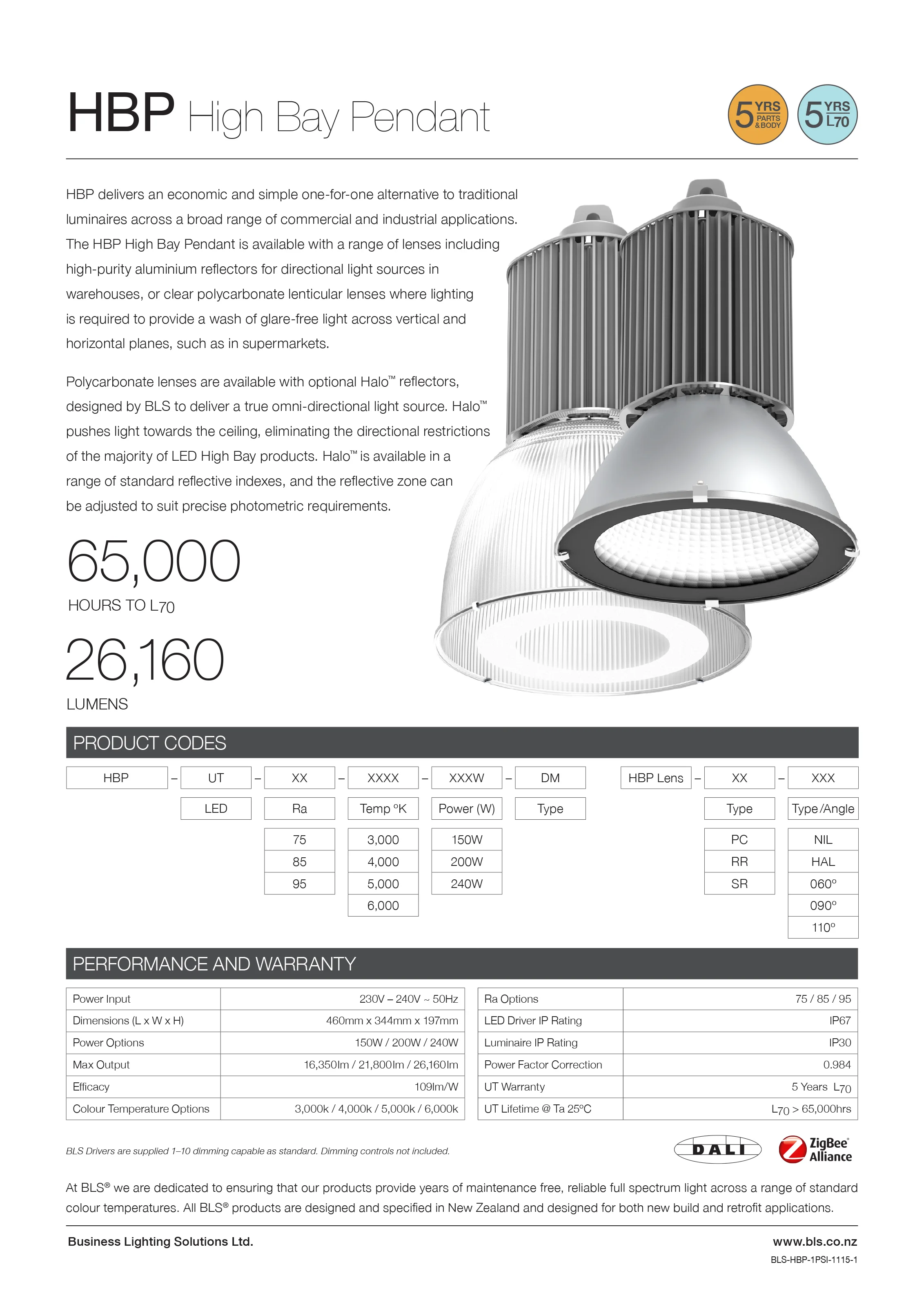 Single page information brochure. These were made available for download on the BLS website.