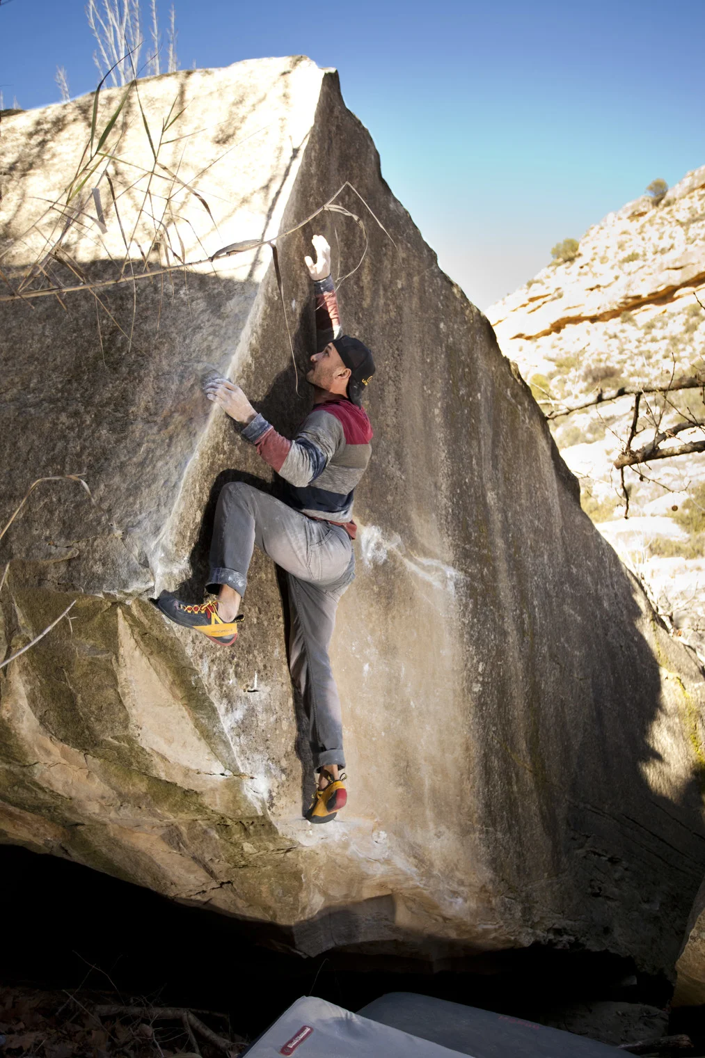 First ascent of Rubik, 7B+
