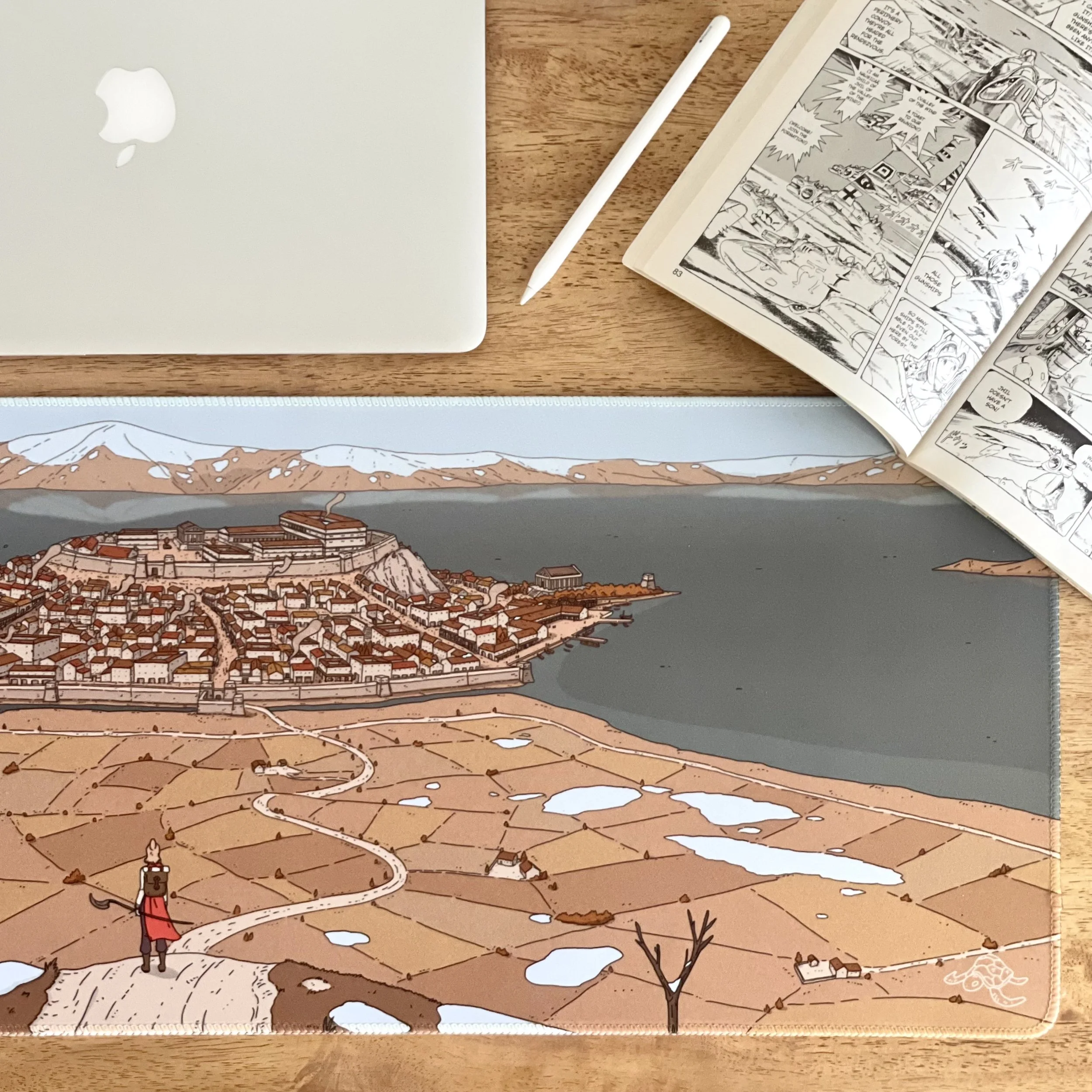 Ithyä's Journey Desk Mat - Lavia