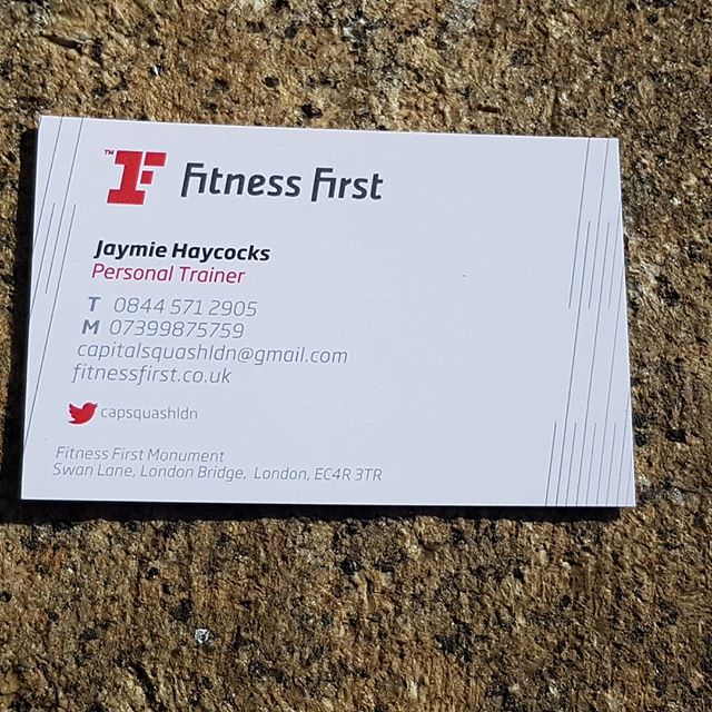 Finally qualified! Get in touch to arrange a lesson. Now working @fitnessfirstcottons #londonsquash #squash #pt #london #classes #hiit #shortandsharp