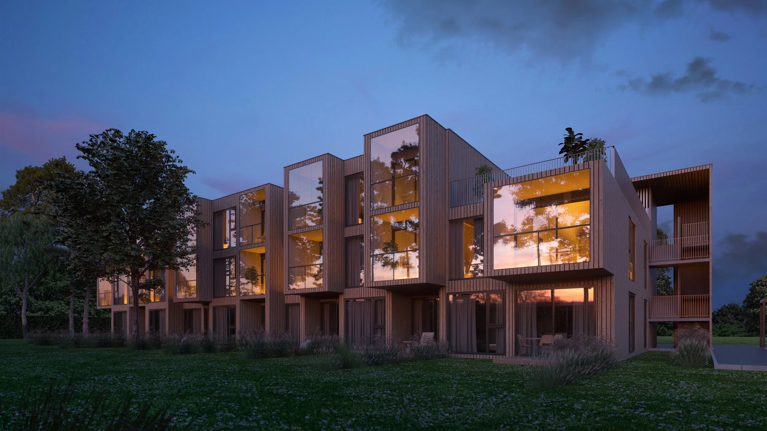  Apartment building  Year of completion: 2023. Built up area: 2000 m2. Jurmala, Latvia   