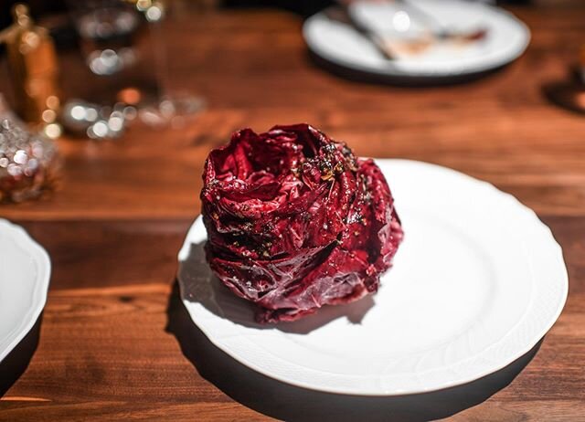 Celebrate Valentine&rsquo;s Day with your special someone @anglerlosangeles where we&rsquo;ll be offering an extravagant 5-course menu served family style inclusive of favorites like this bloody delicious radicchio salad with grilled radicchio X.O. D