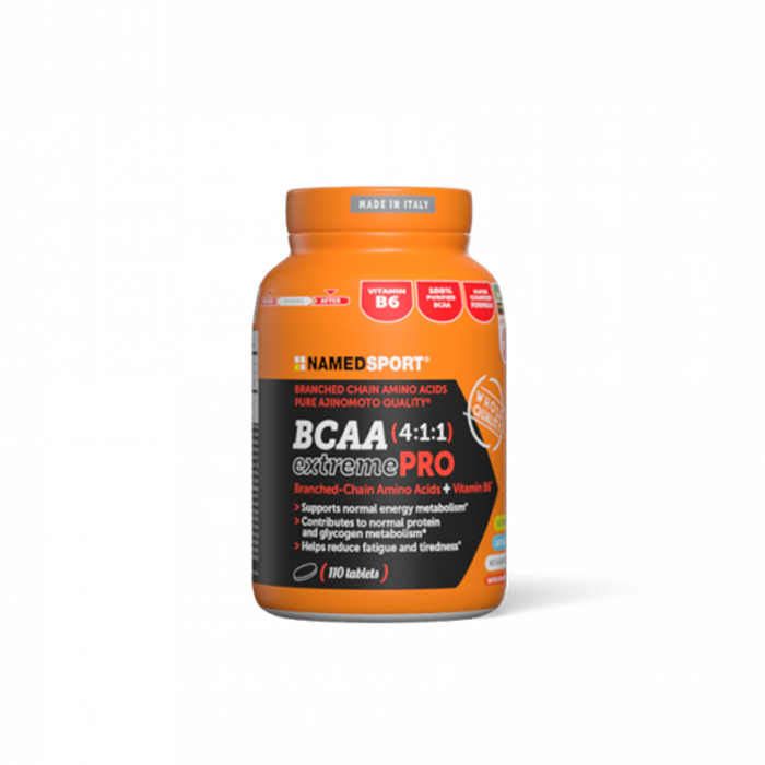BCAA 4:1:1 extremePRO is a supplement with high quality branched-chain amino acids using highly pure Ajipure® ingredients (1g/tablet). The formulation is free from fats, carbohydrates, gluten and lactose.
