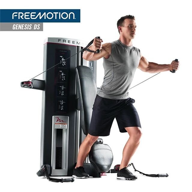 Freemotion Genesis DS

Twice the functionality; Twice the productivity. 
Discover the Power of Cable x2. -  Multiple Shoulder / Chest press options
-  Multiple Abdominal Crunch / Bicep Curl Positions
-  Multiple Anterior, Posterior Training options
-
