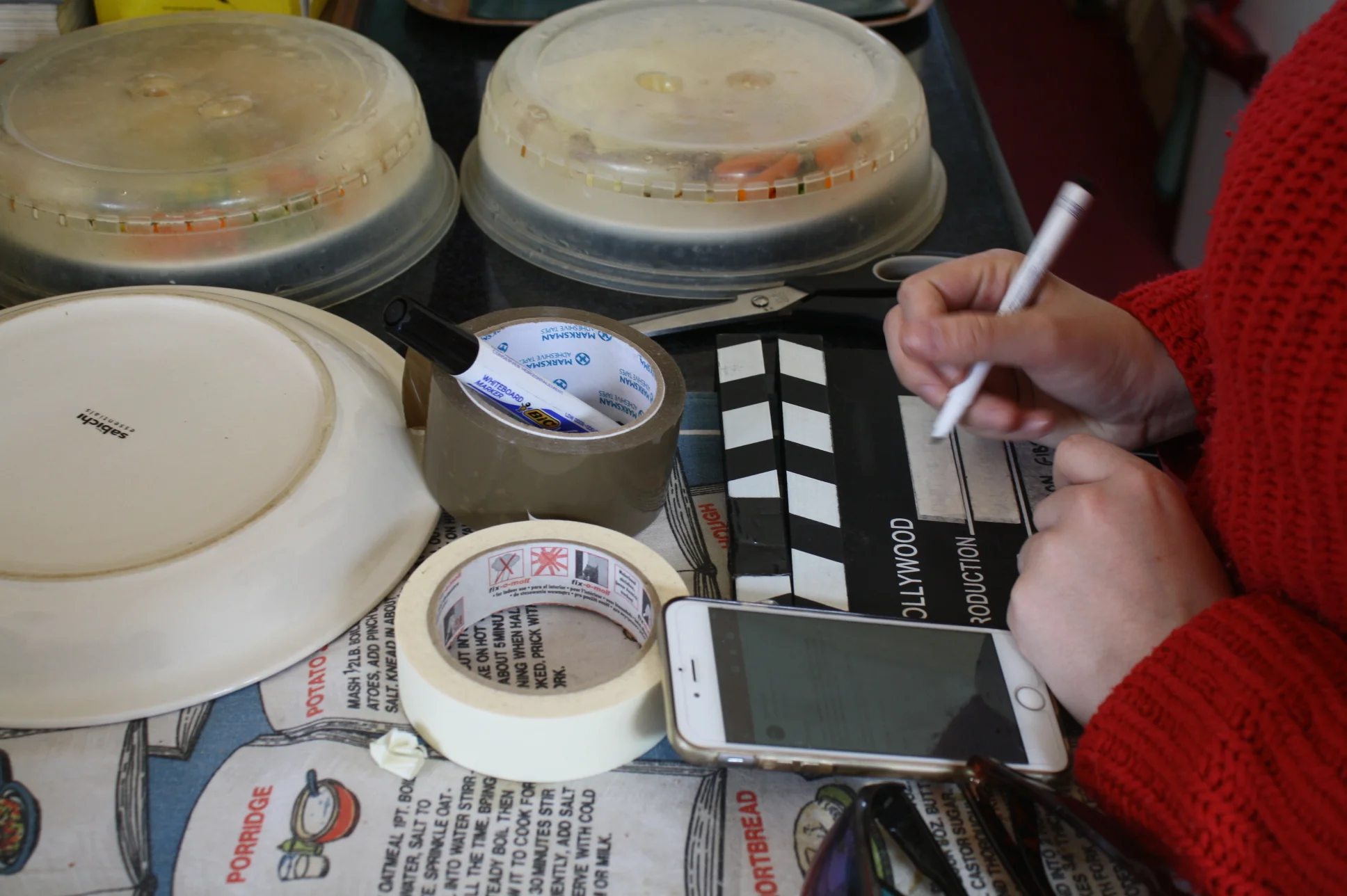 Prepping the slate