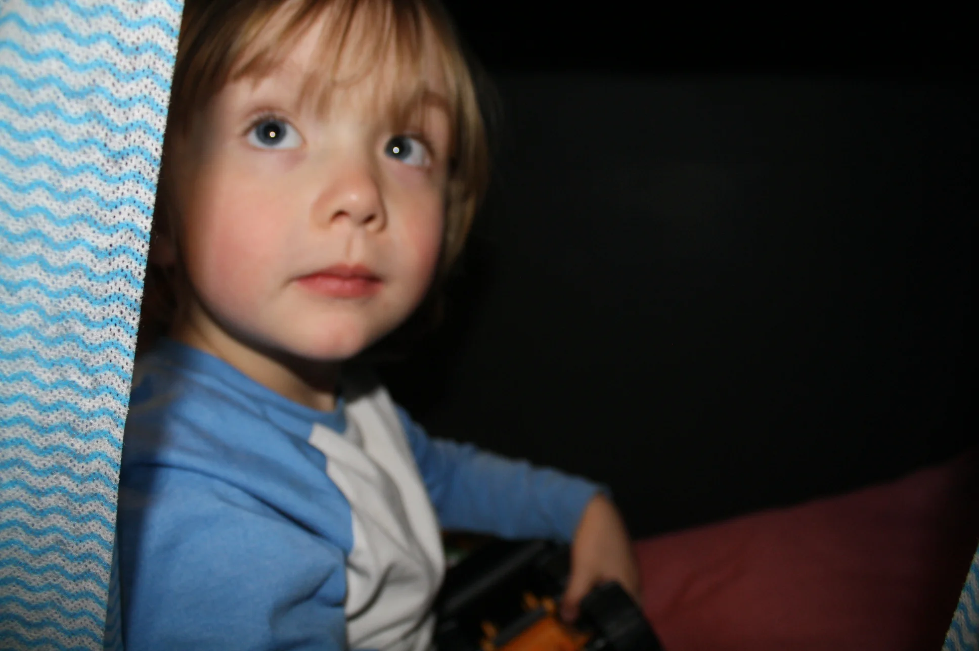 Young star Caleb prepping for his close up