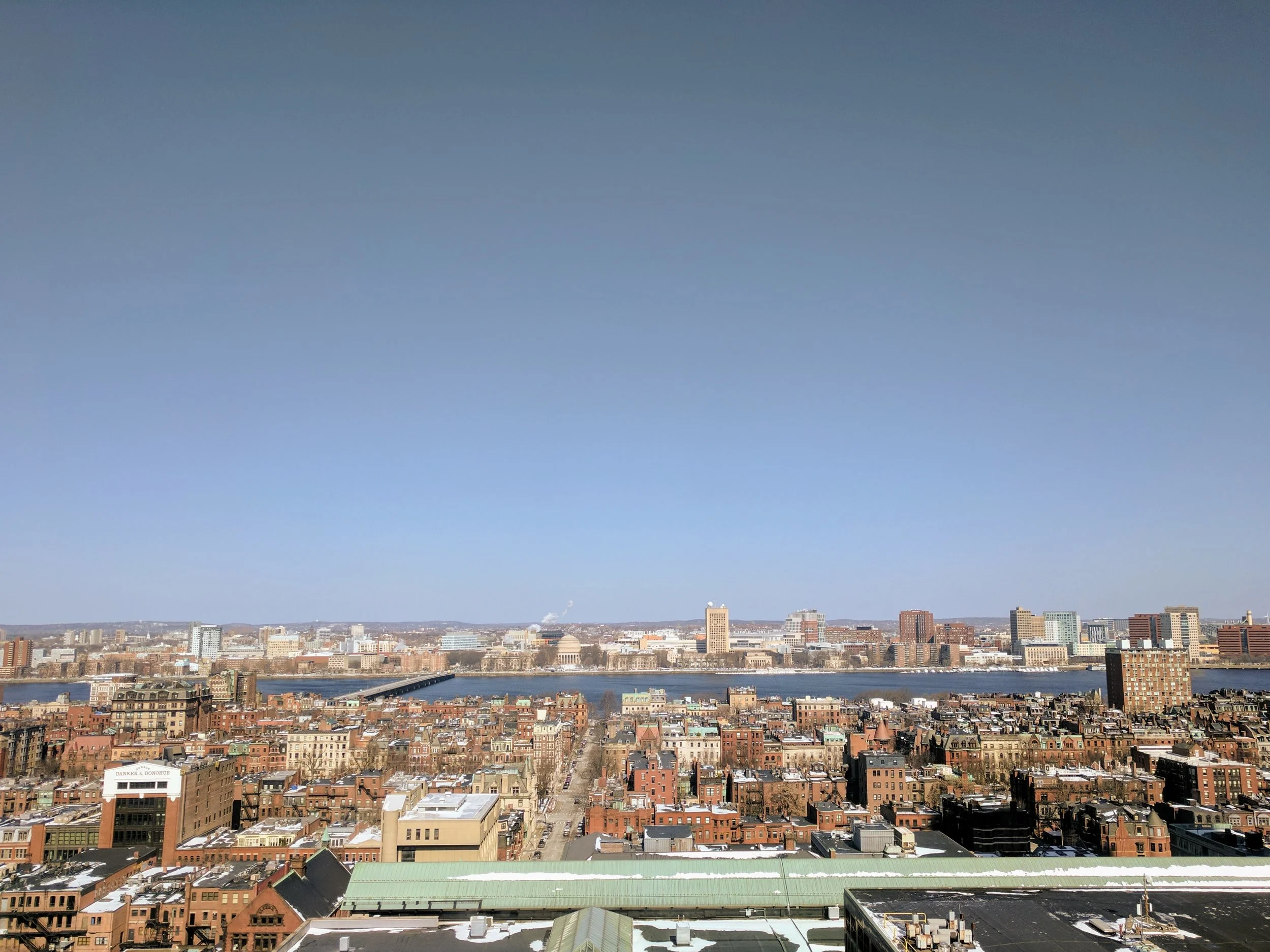 A chilly morning in Boston