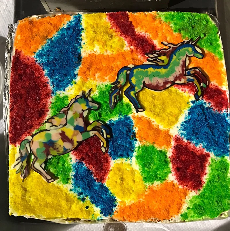 unicorn space cake