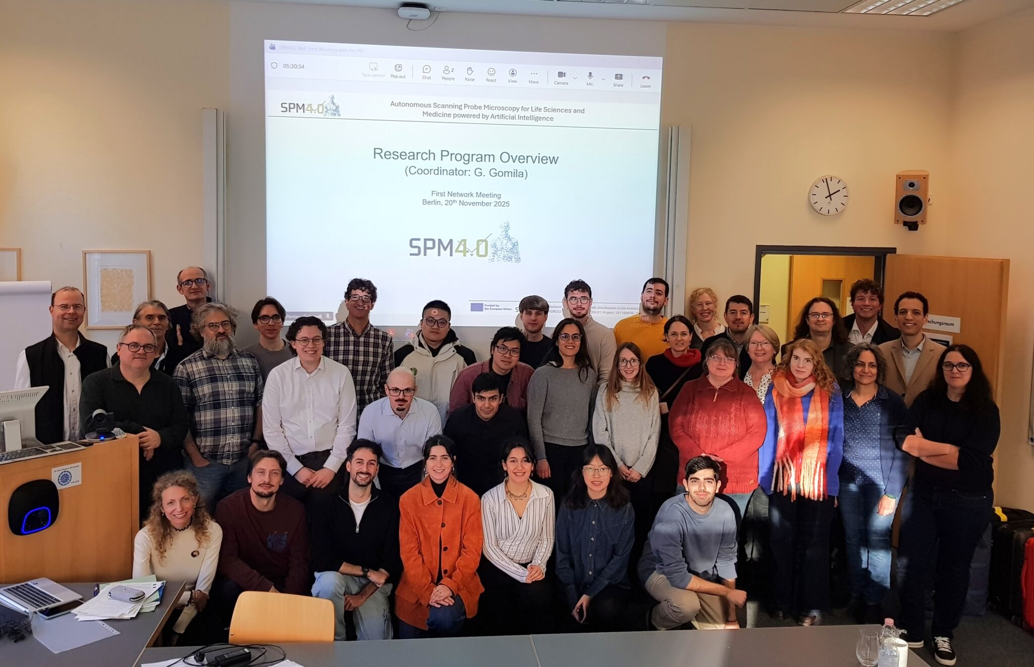 SPM4.0 midterm meeting and first training workshop held in Berlin