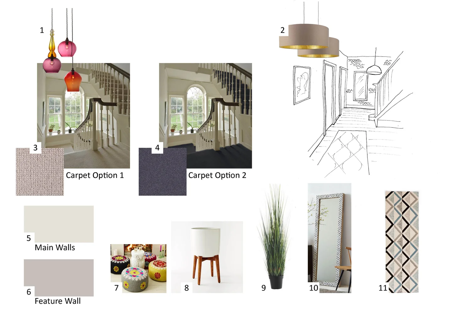 Hallway & Stairs