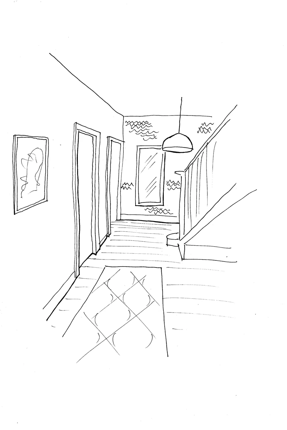 Hallway & Stairs