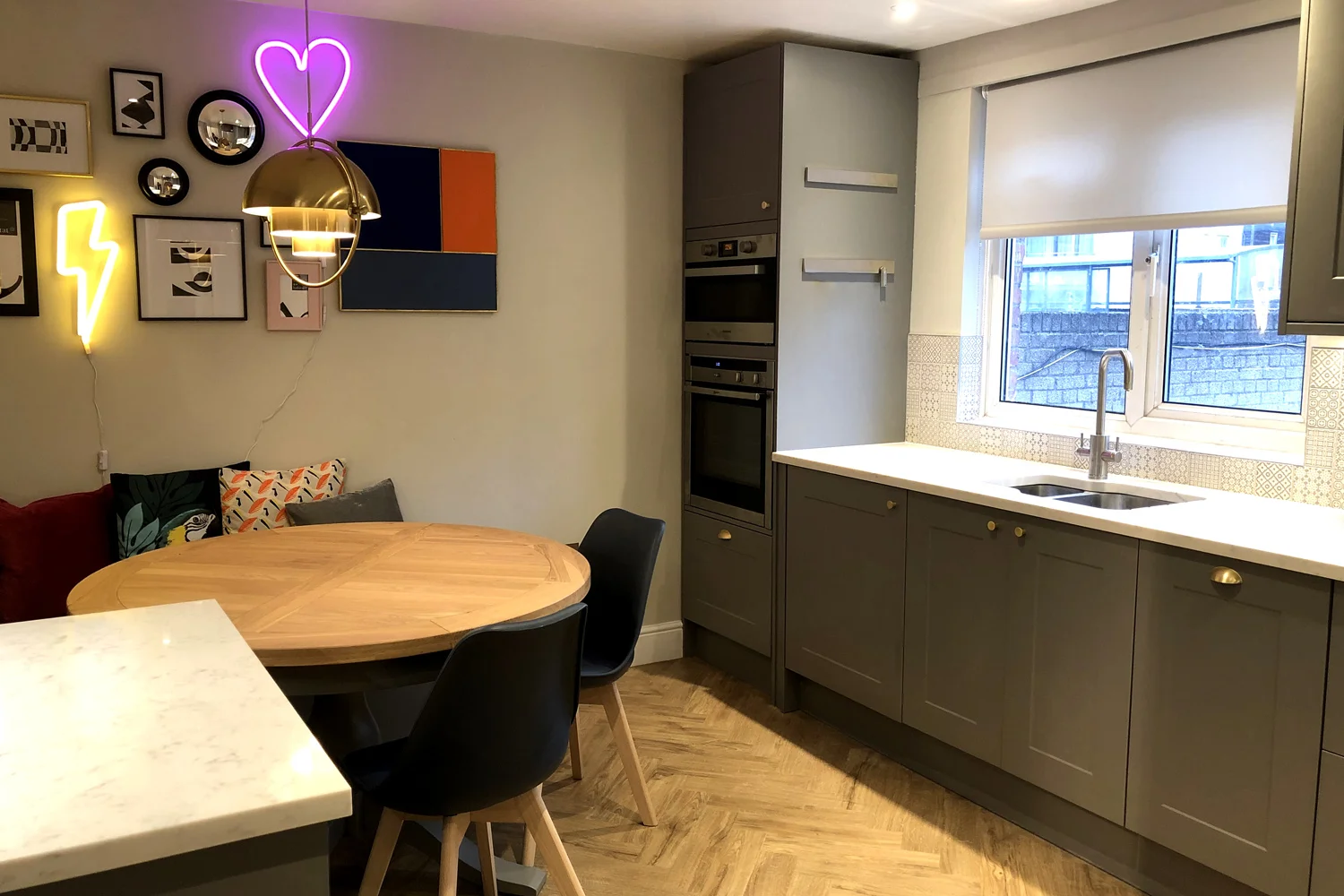 Before &amp; After - Kitchen and Master Bedroom, Andover Road