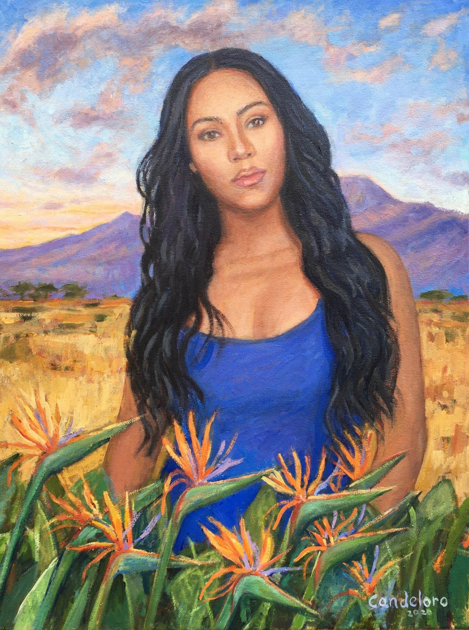 Portrait of Dominique Kimani Ogles by Rhona Candeloro