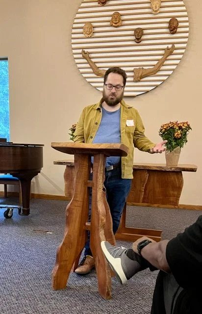 Artist Gary Sielig speaking about his participation & process